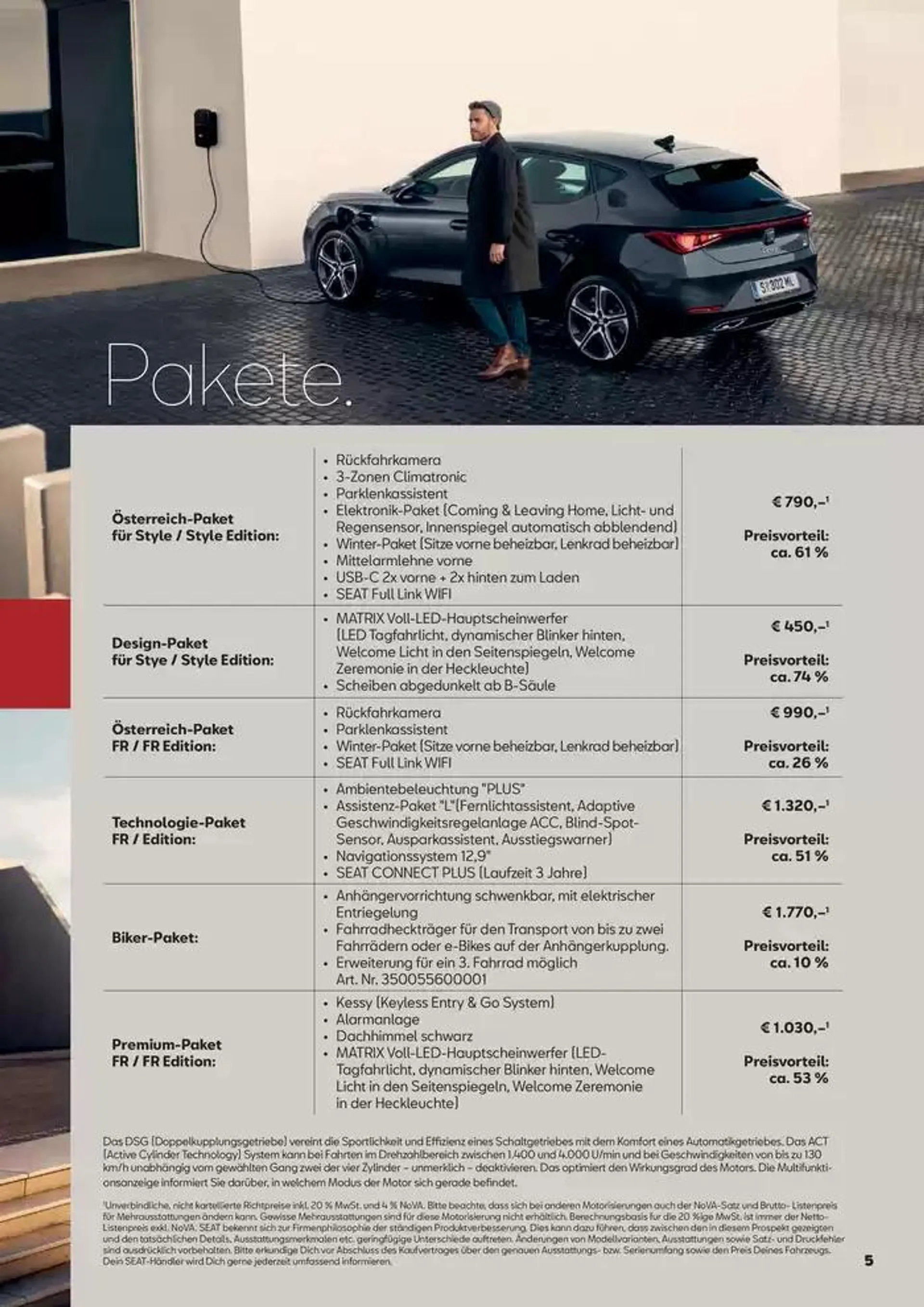 Seat Leon SP Kombi von 12. Februar bis 3. Februar 2026 - Flugblätt seite  5