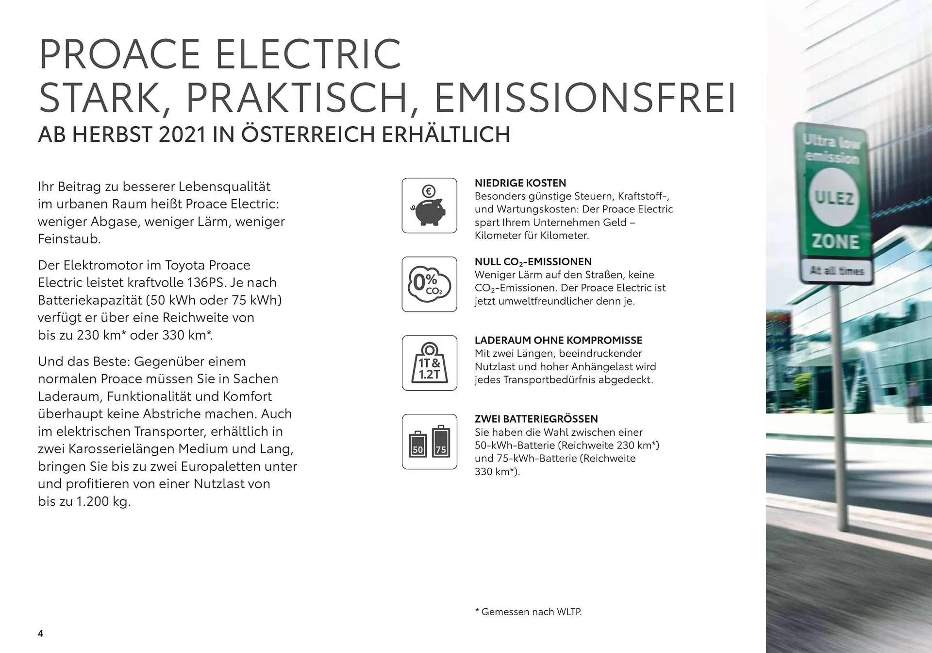 Toyota Proace & Proace Electric Flugblatt von 11. Juli bis 9. Jänner 2025 - Flugblätt seite  4