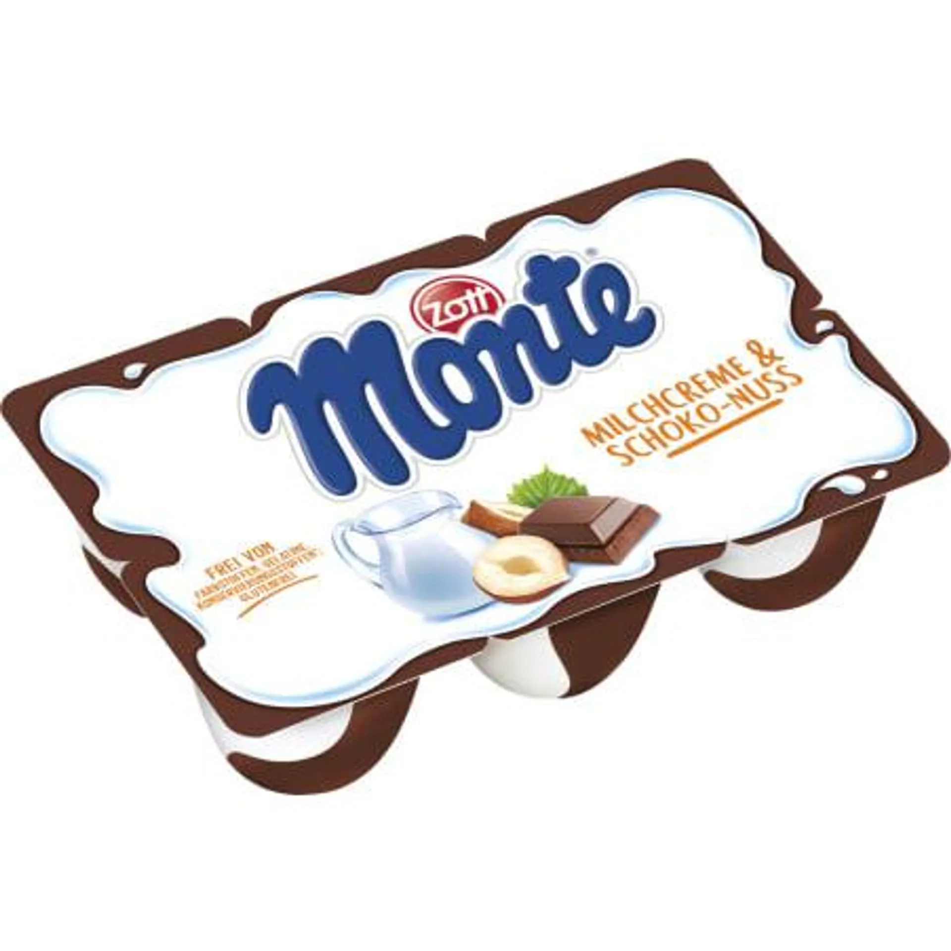 Monte Snack Milchcreme-Schoko-Nuss 6er-Packung