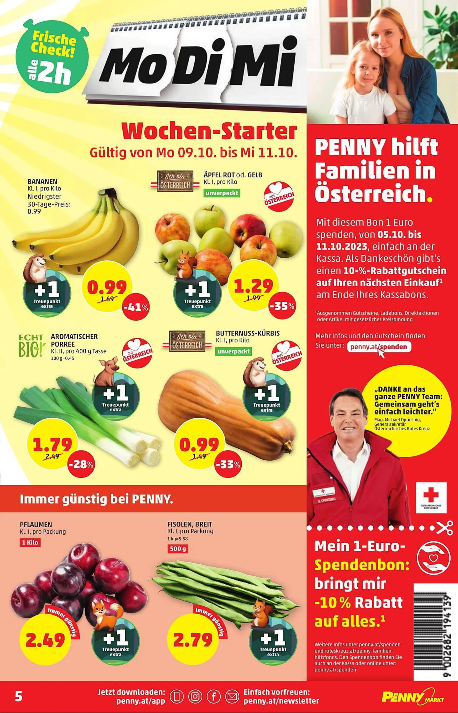 PENNY Flugblatt von 5. Oktober bis 11. Oktober 2023 - Flugblätt seite  5