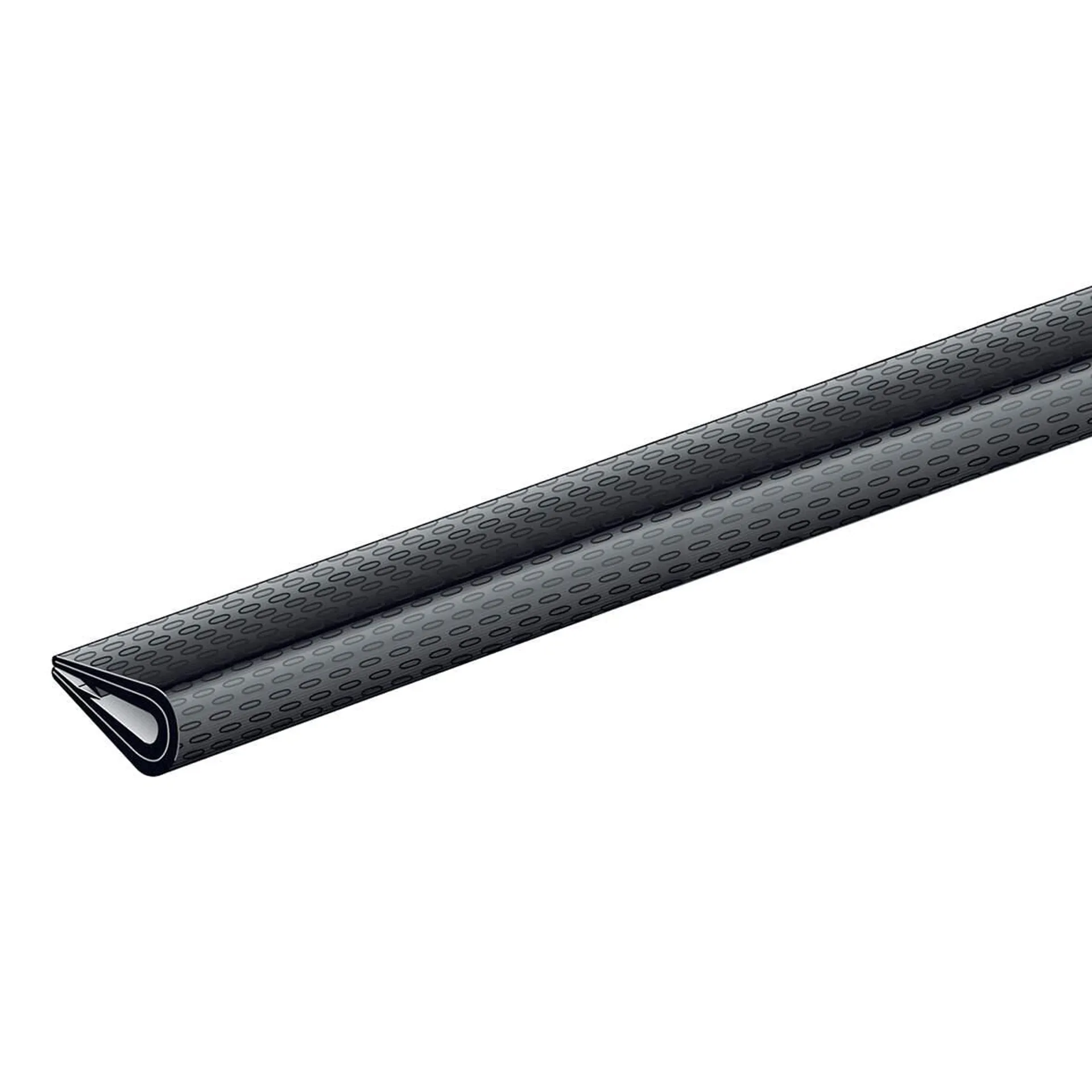 Kantenschutzprofil Weich-PVC schwarz,1,5m/10x7mm