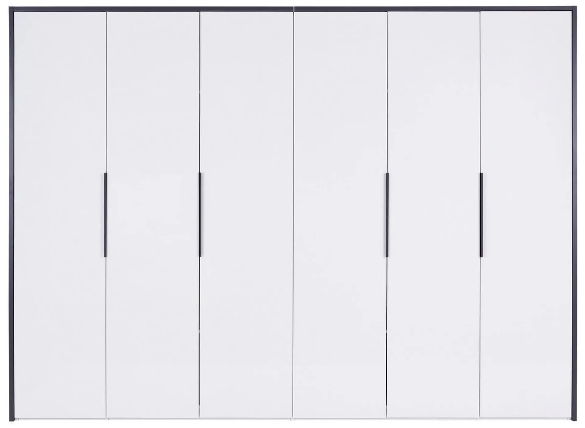 Drehtürenschrank 294 cm Lucca Weiß