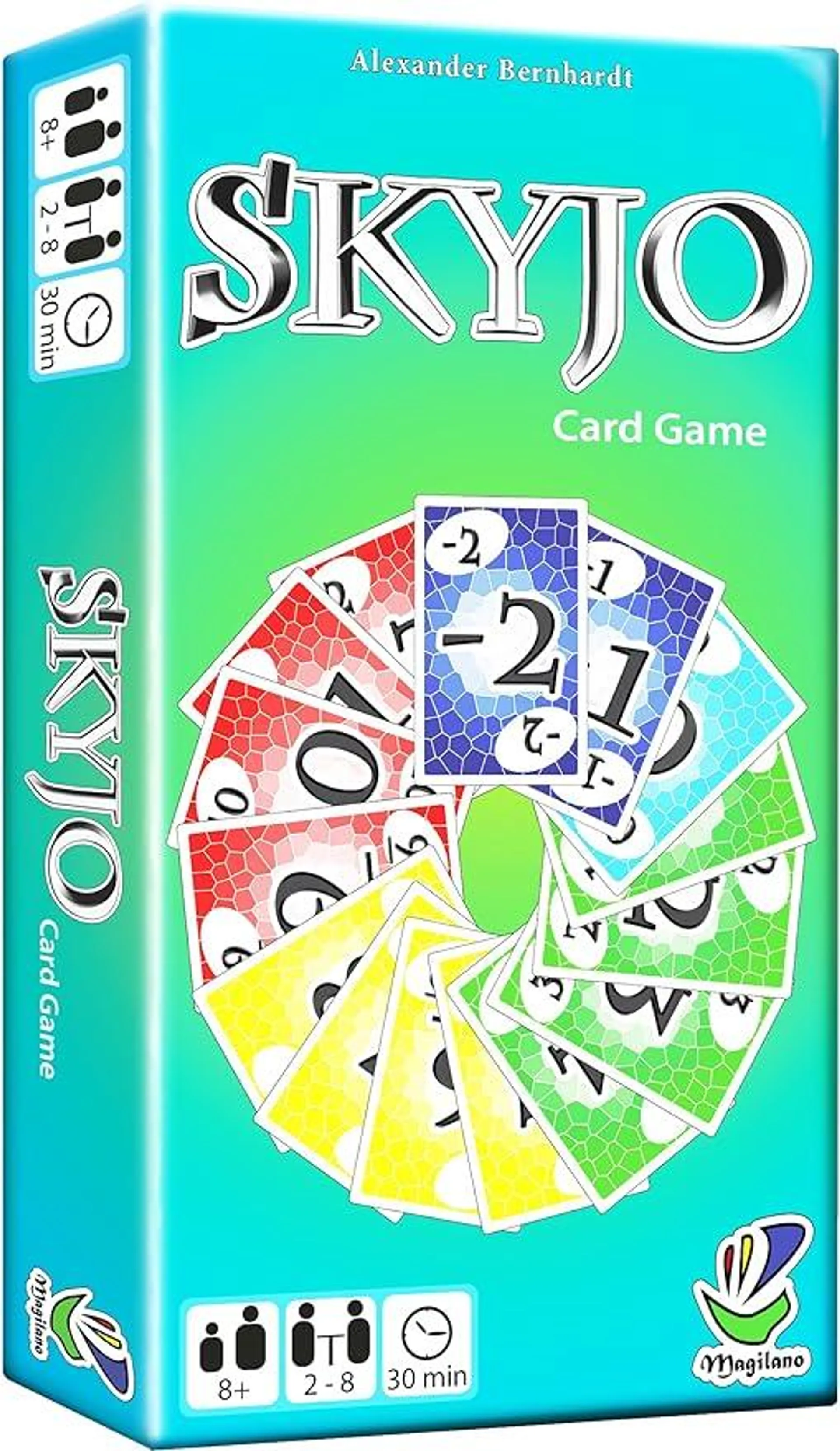 SKYJO, von Magilano - Das unterhaltsame Kartenspiel für Jung und Alt spaßige und amüsante Spieleabende im Freundes- und Familienkreis.