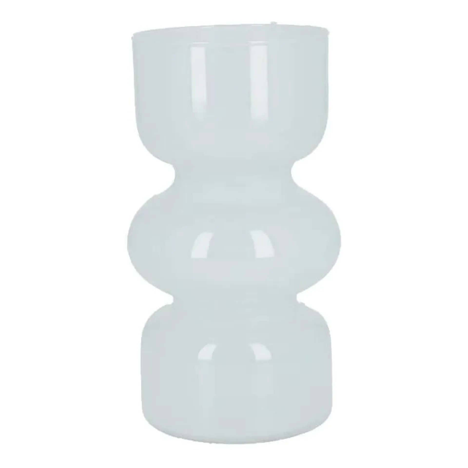 Glas-Vase Ringe, Ring/mint, 20 cm