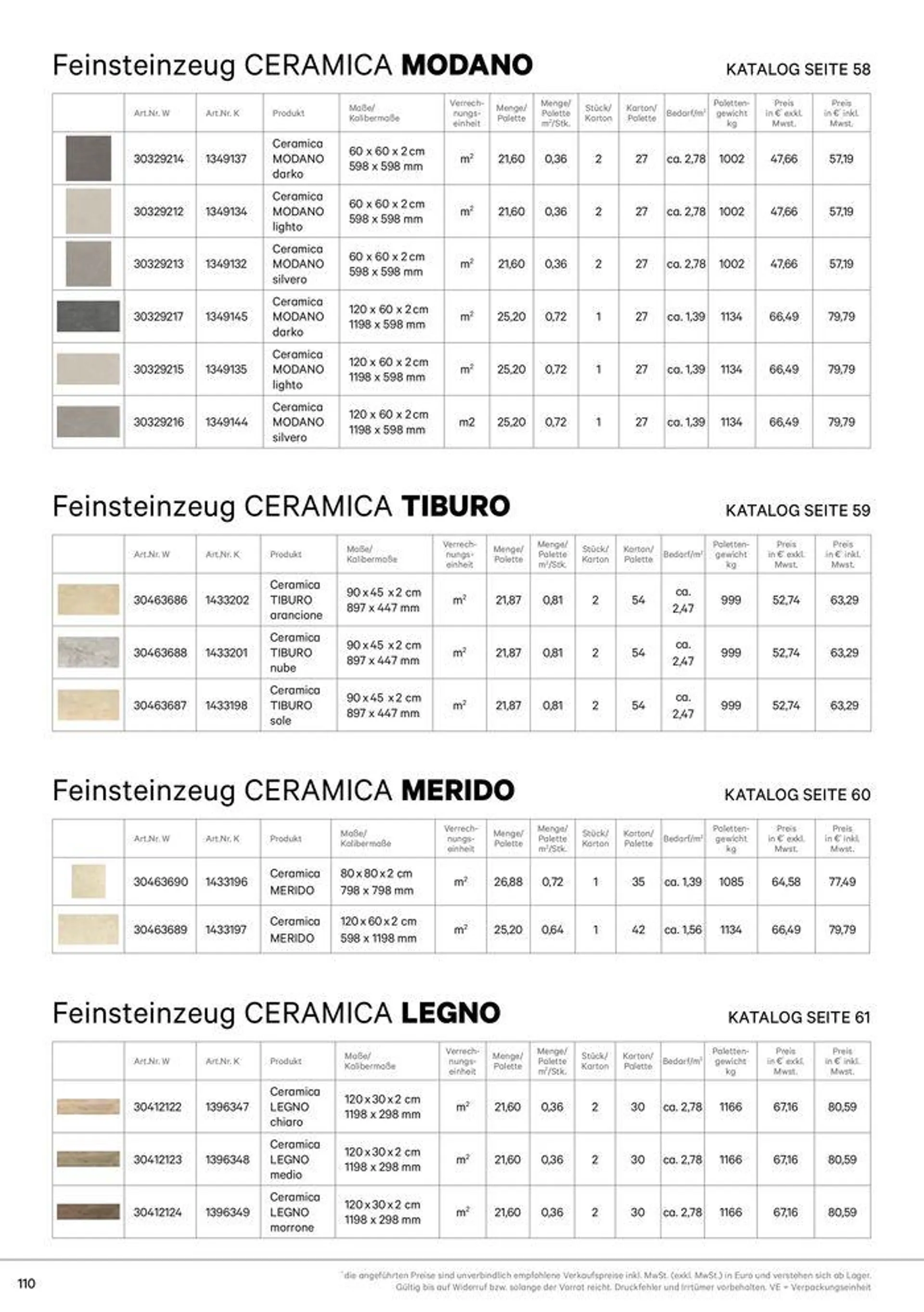 Casafino Katalog von 1. Februar bis 31. Dezember 2024 - Flugblätt seite  110