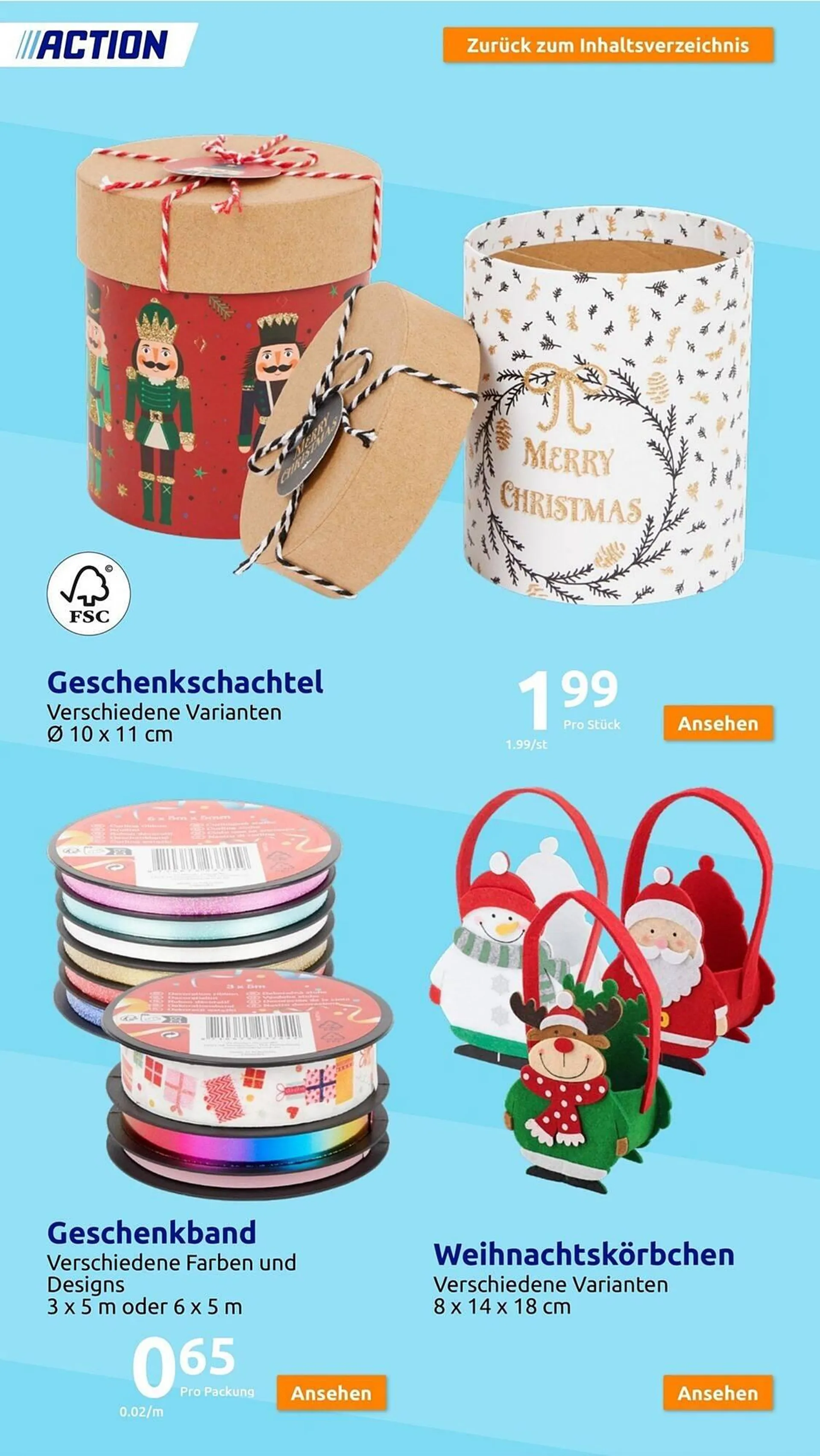 Action Geschenke Flugblatt von 6. Dezember bis 12. Dezember 2023 - Flugblätt seite  110