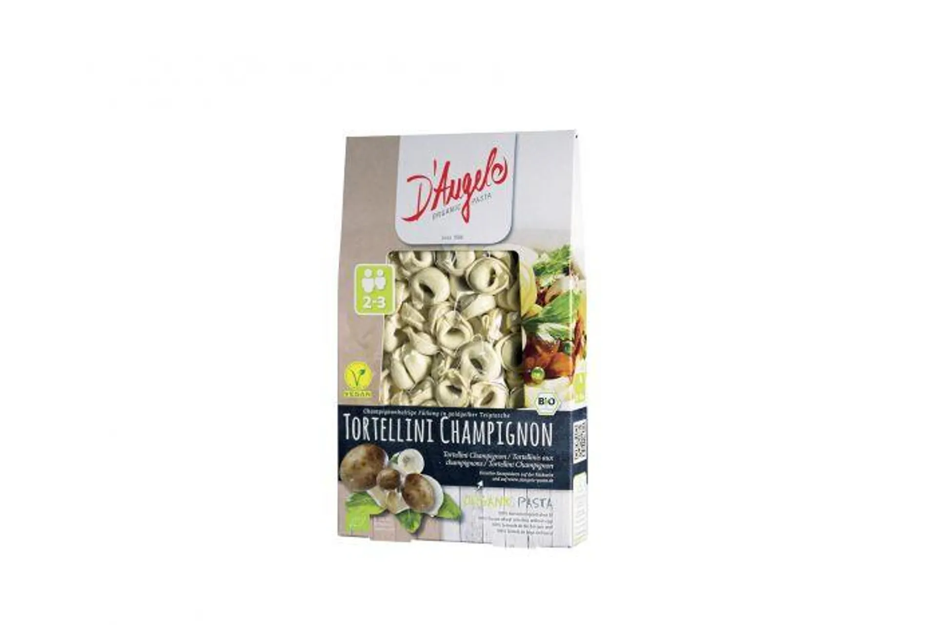 D´Angelo Tortellini Champignon, Teigware mit champignonh. Füllung 250g