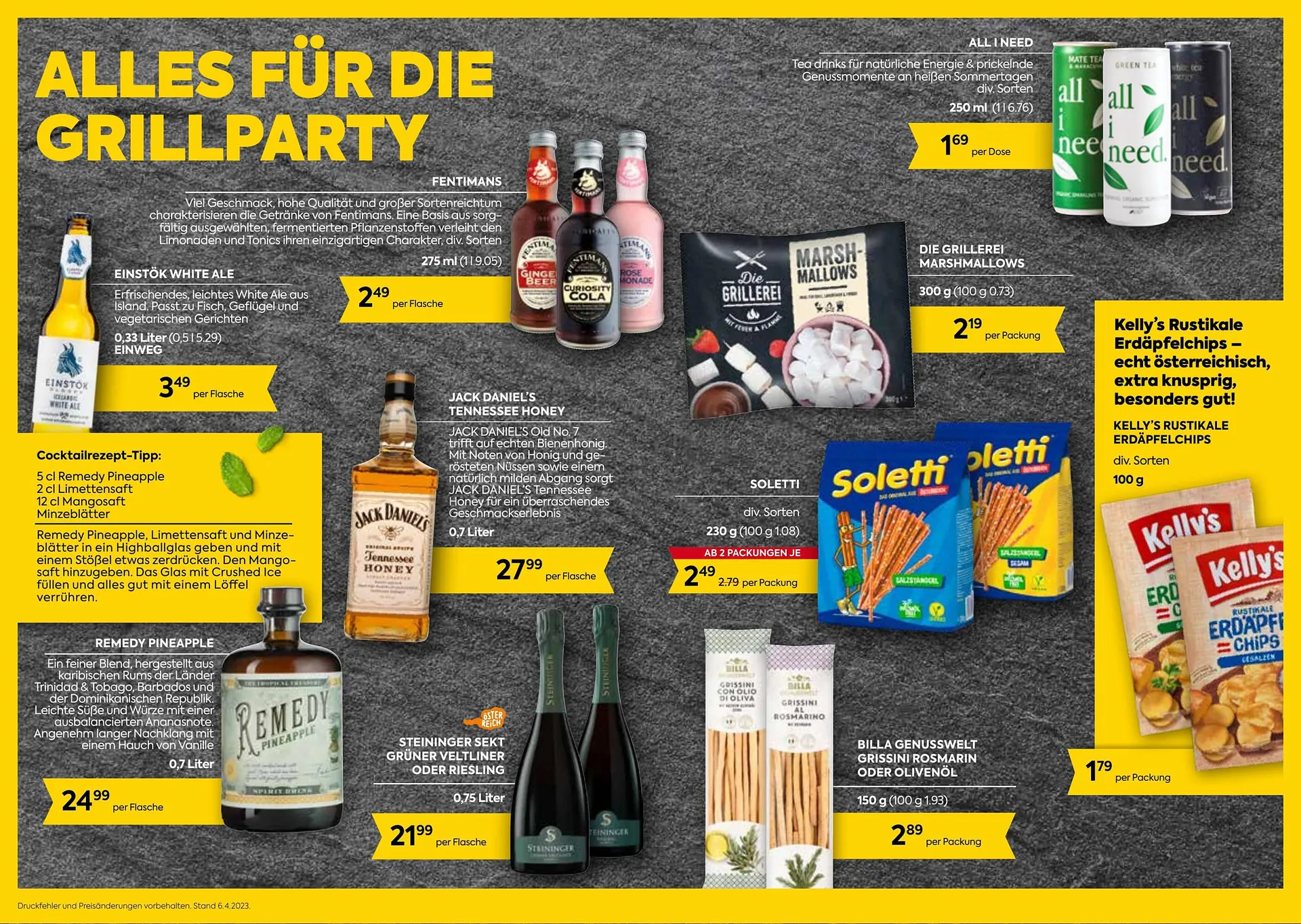 Billa Flugblatt von 2. Mai bis 31. August 2023 - Flugblätt seite  7