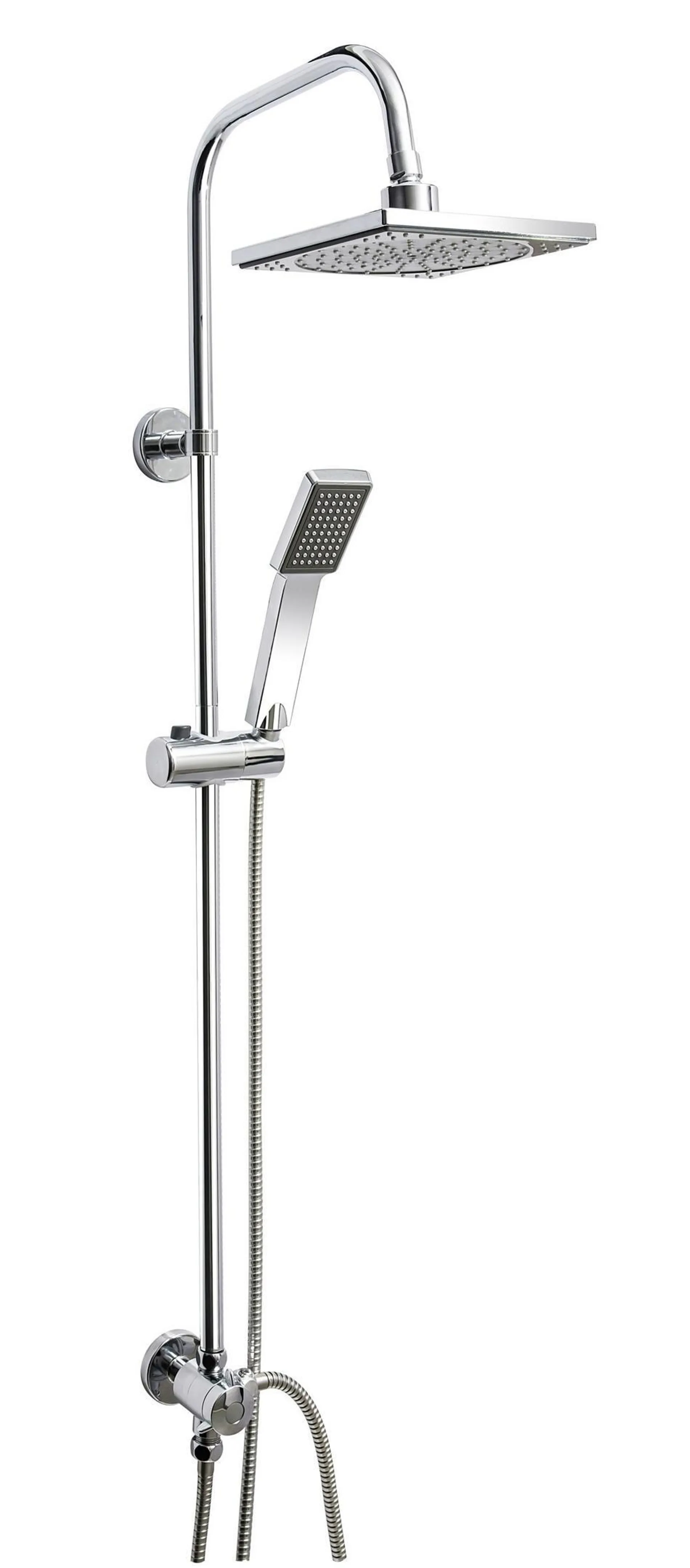 Brausegarnitur As044 Chrom mit Abnehmbarer Handbrause