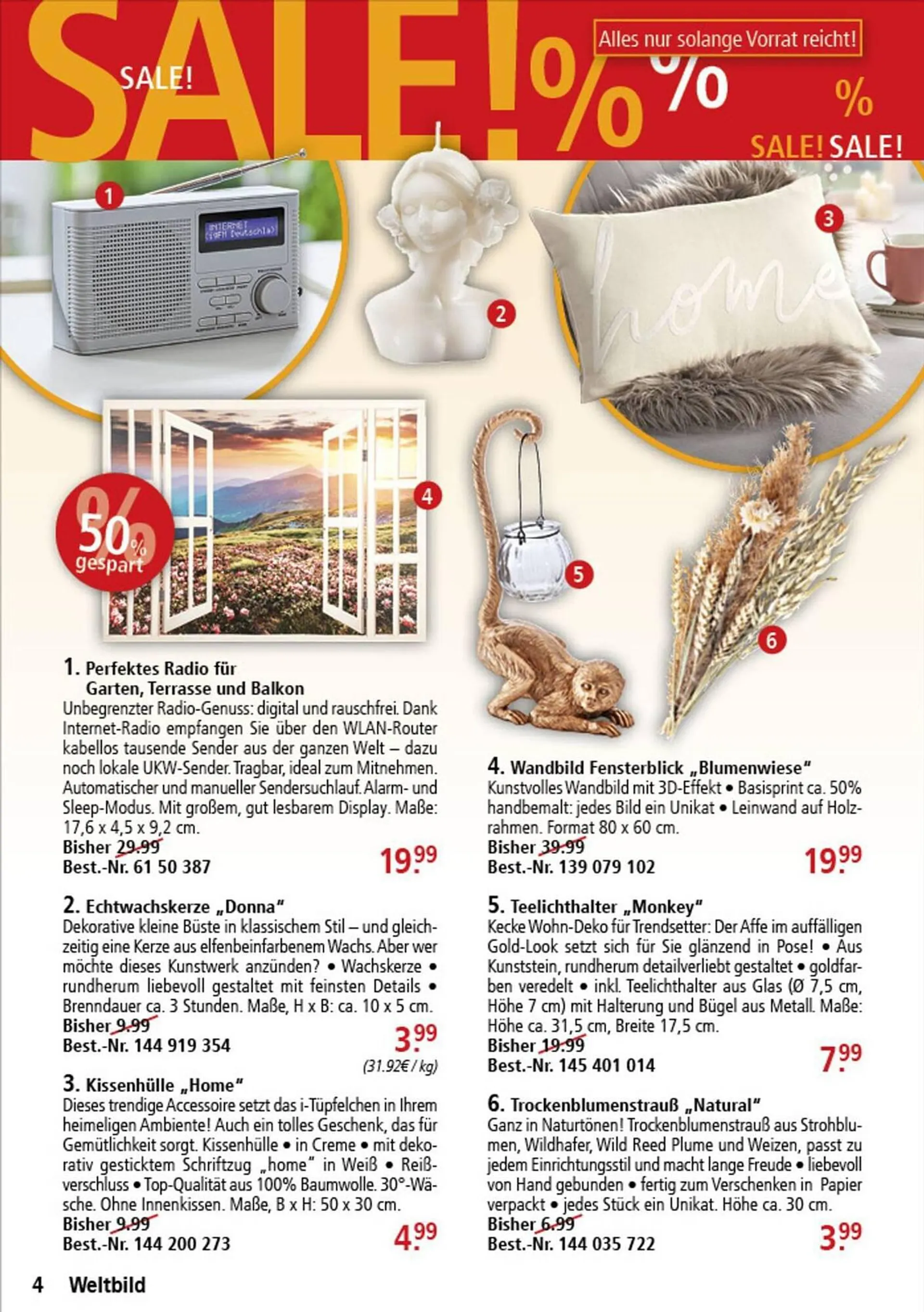 Weltbild Flugblatt von 23. Februar bis 29. Februar 2024 - Flugblätt seite  4