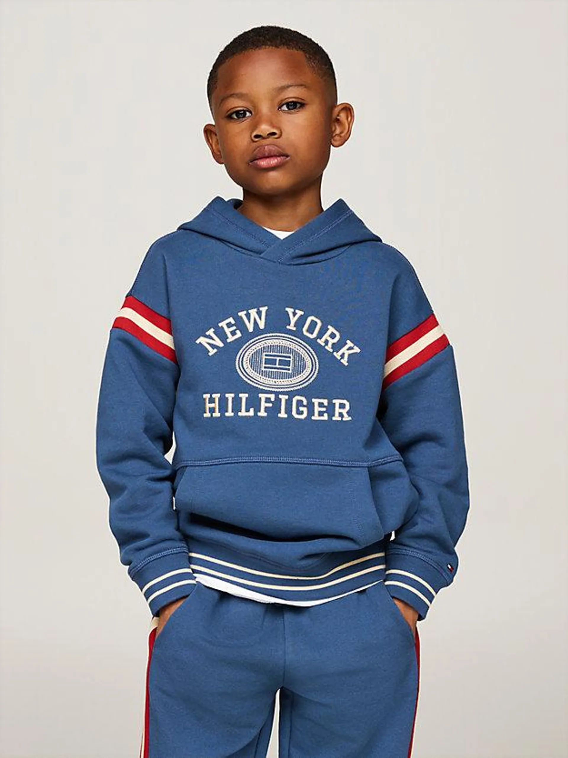 Hilfiger Monotype Hoodie mit Logo-Stickerei