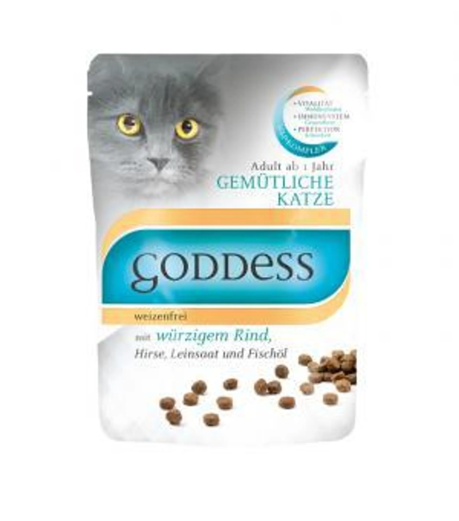 GODDESS Adult Gemütliche Katze 750g Beutel mit würzigem Rind