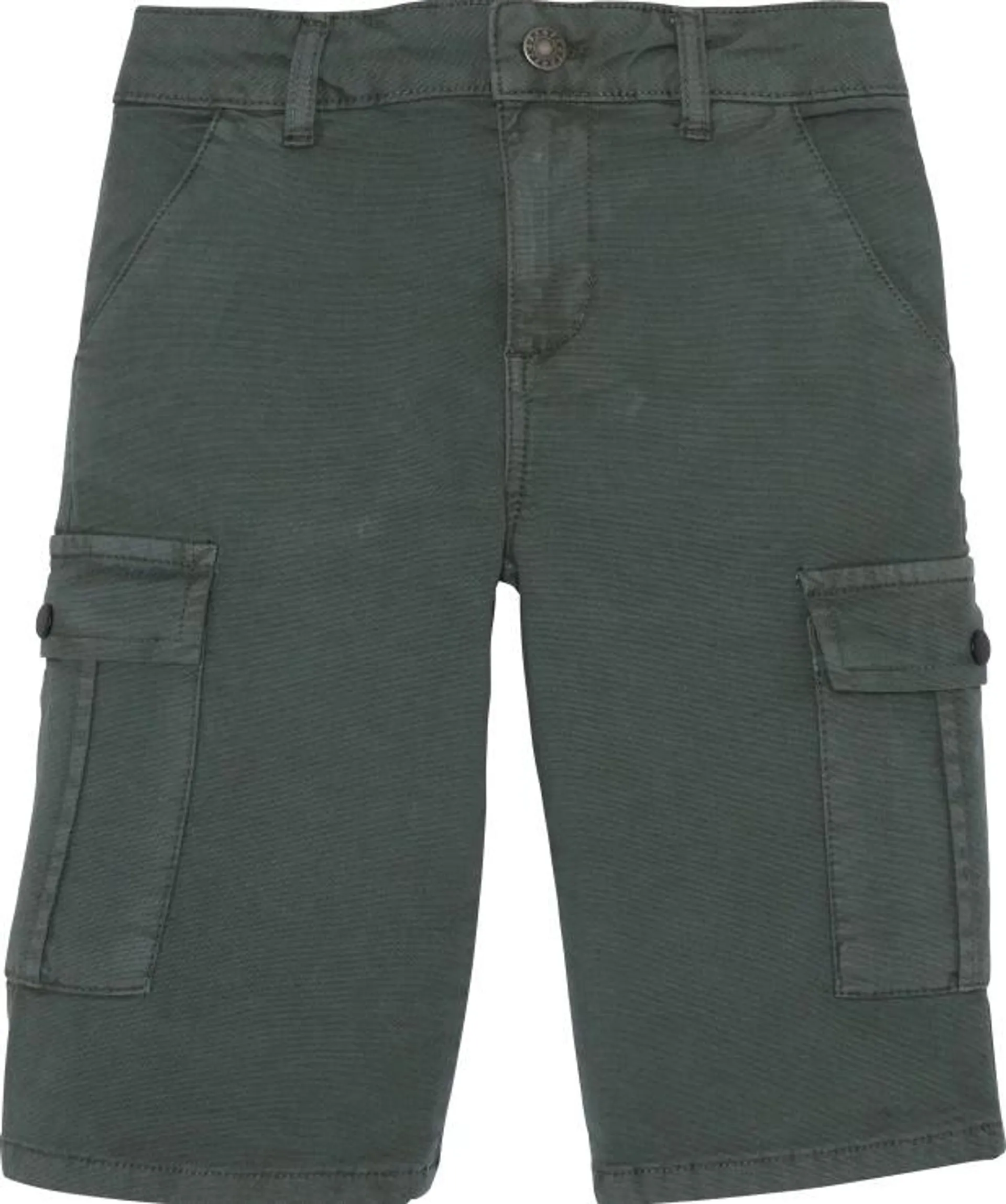 Twill-Shorts mit Cargotaschen