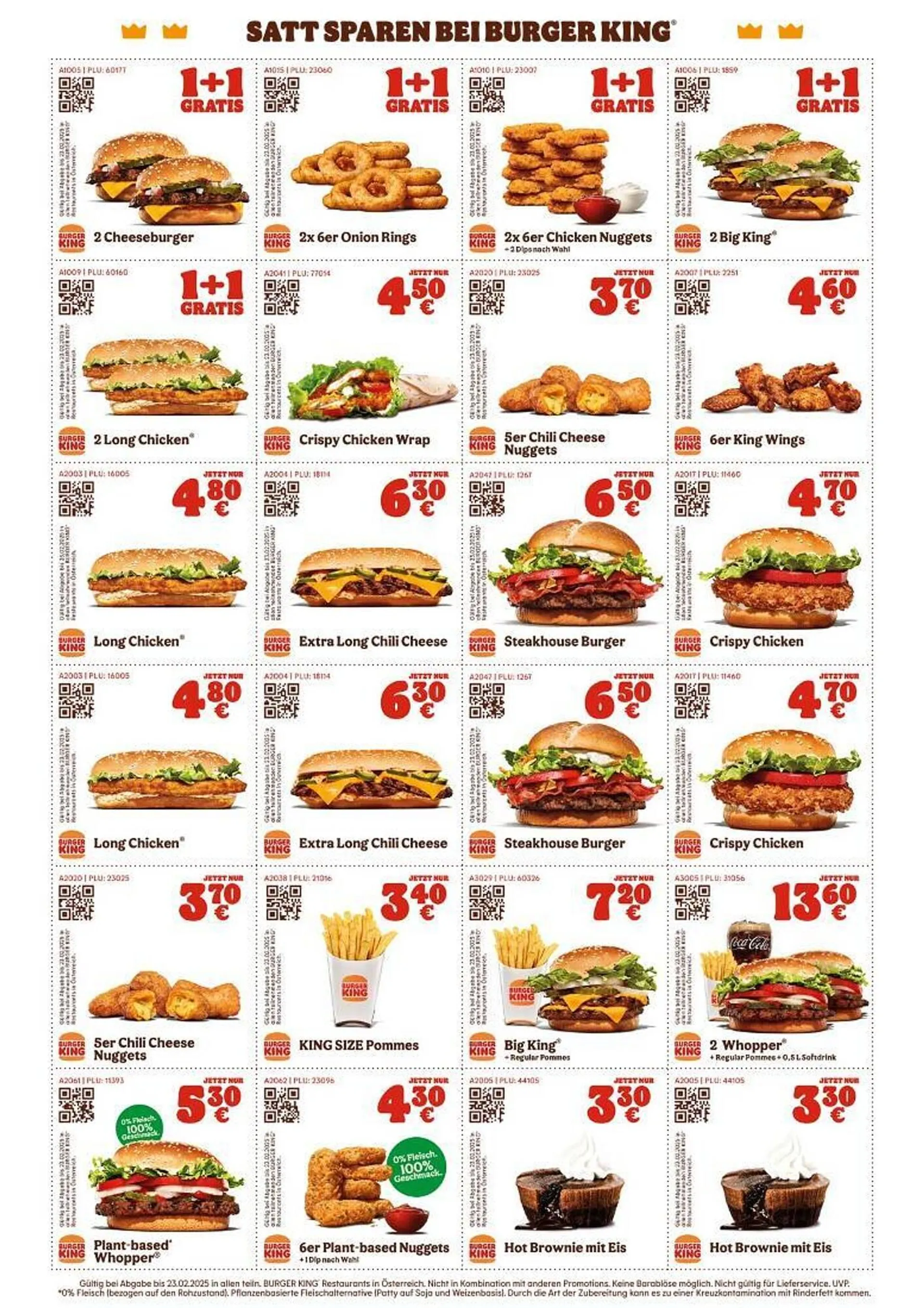 Burger King Flugblatt - 1