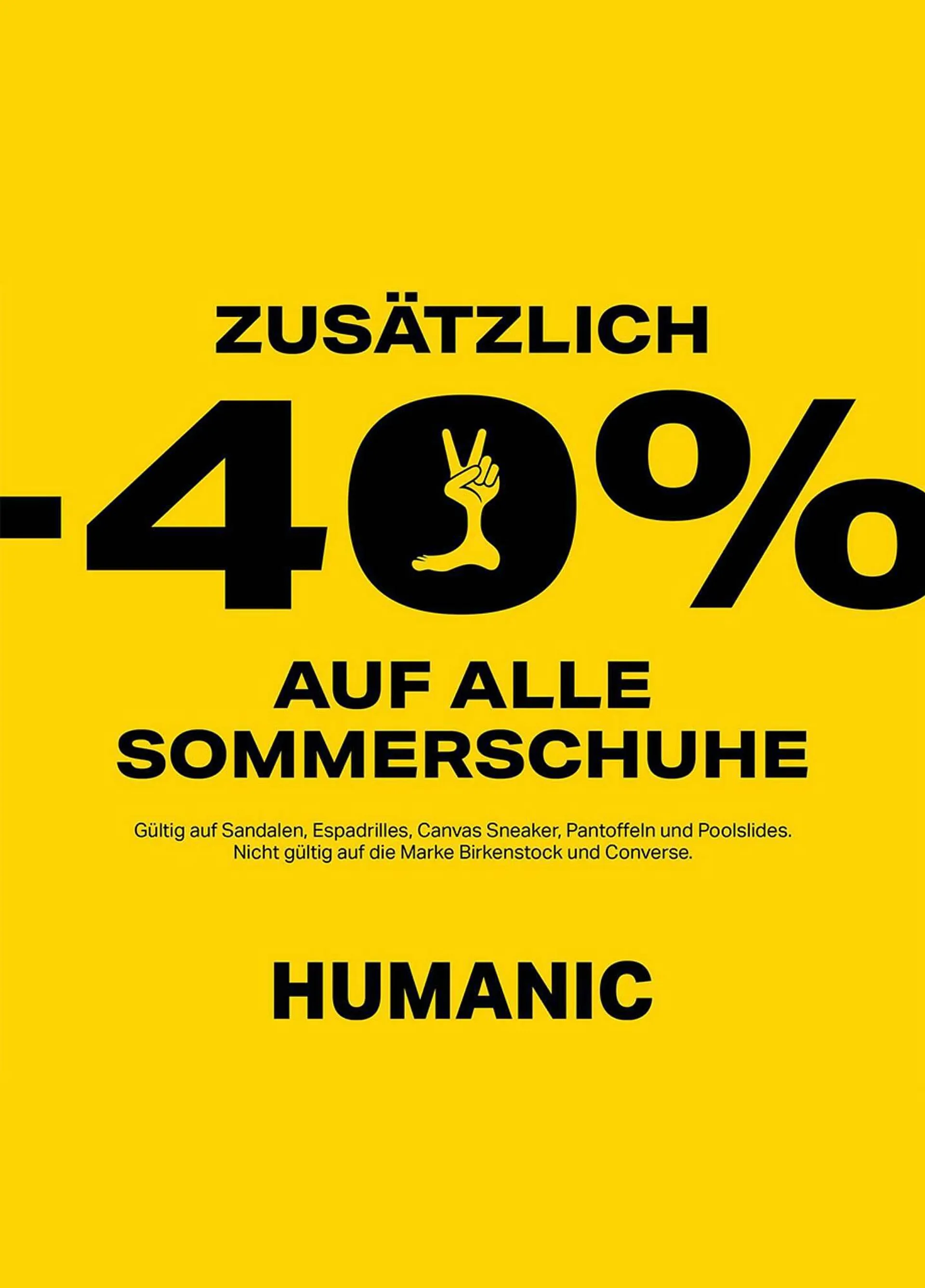 Humanic Flugblatt von 15. September bis 30. September 2023 - Flugblätt seite  1
