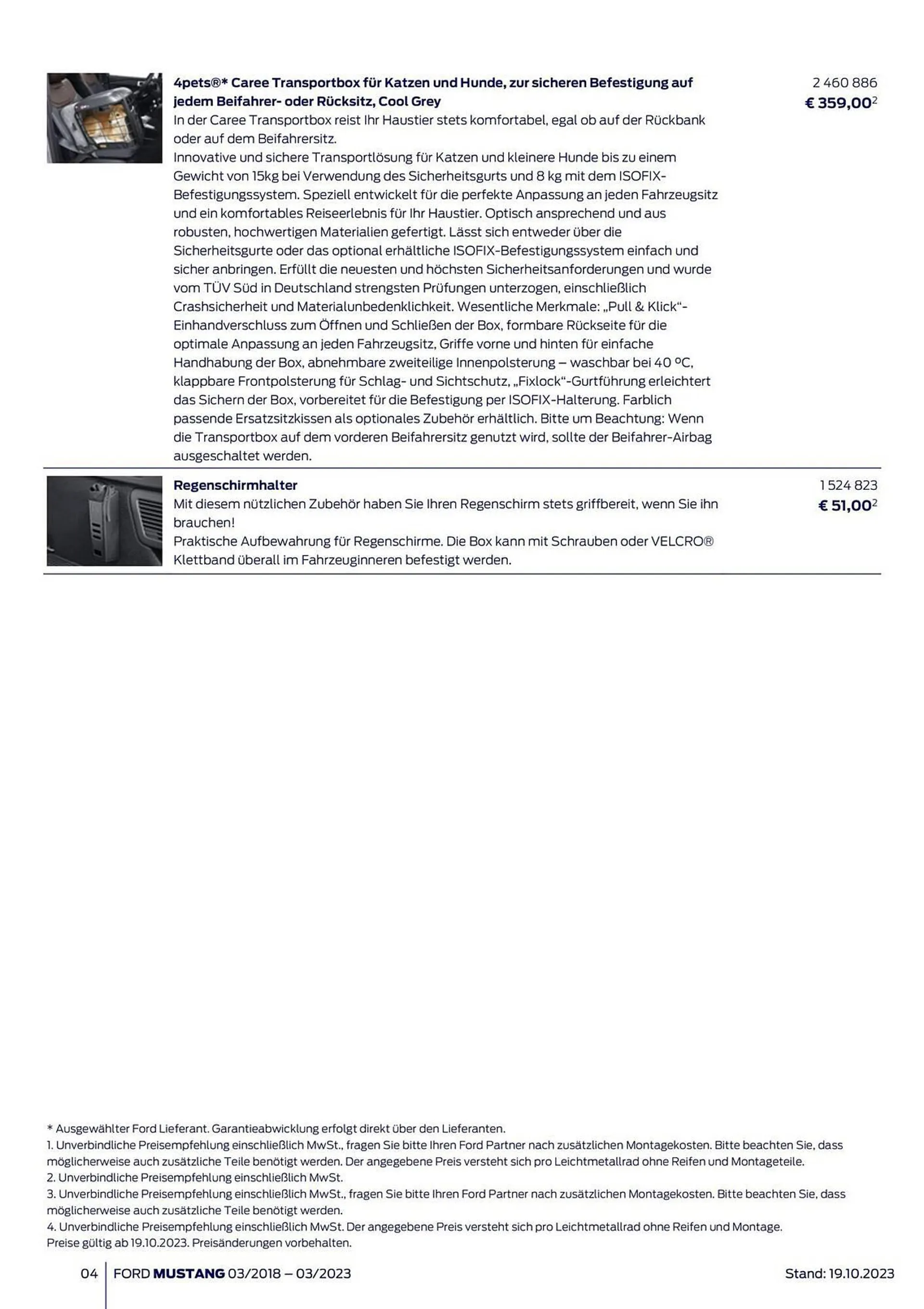 Ford Flugblatt von 2. November bis 2. November 2024 - Flugblätt seite  4