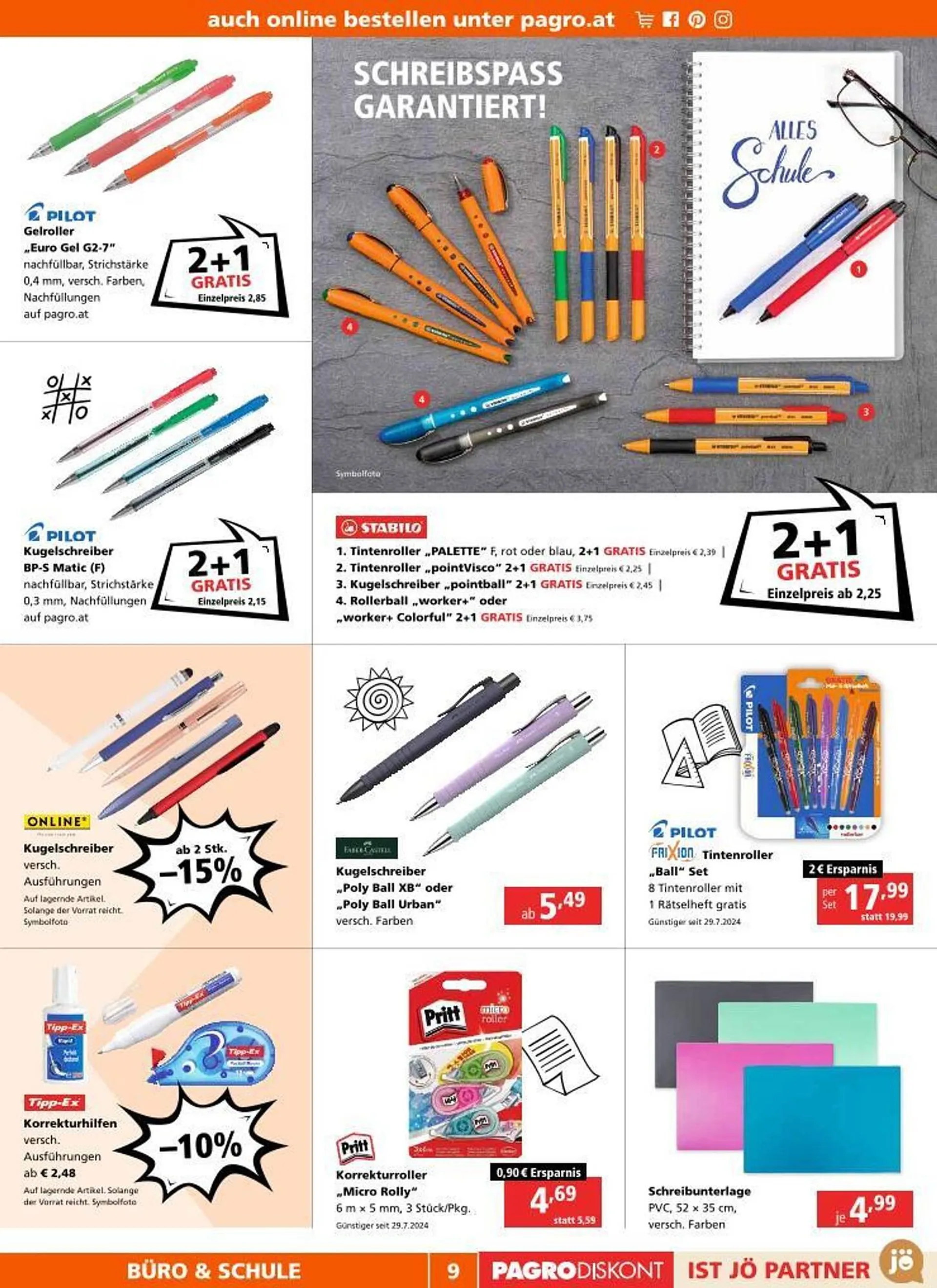 Pagro Diskont Flugblatt von 29. August bis 18. September 2024 - Flugblätt seite  9