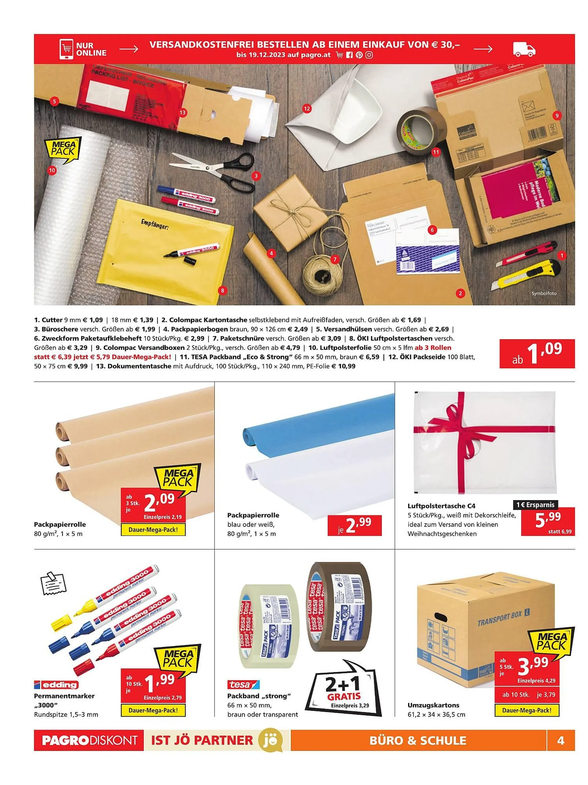 Pagro Diskont Flugblatt von 7. Dezember bis 13. Dezember 2023 - Flugblätt seite  4