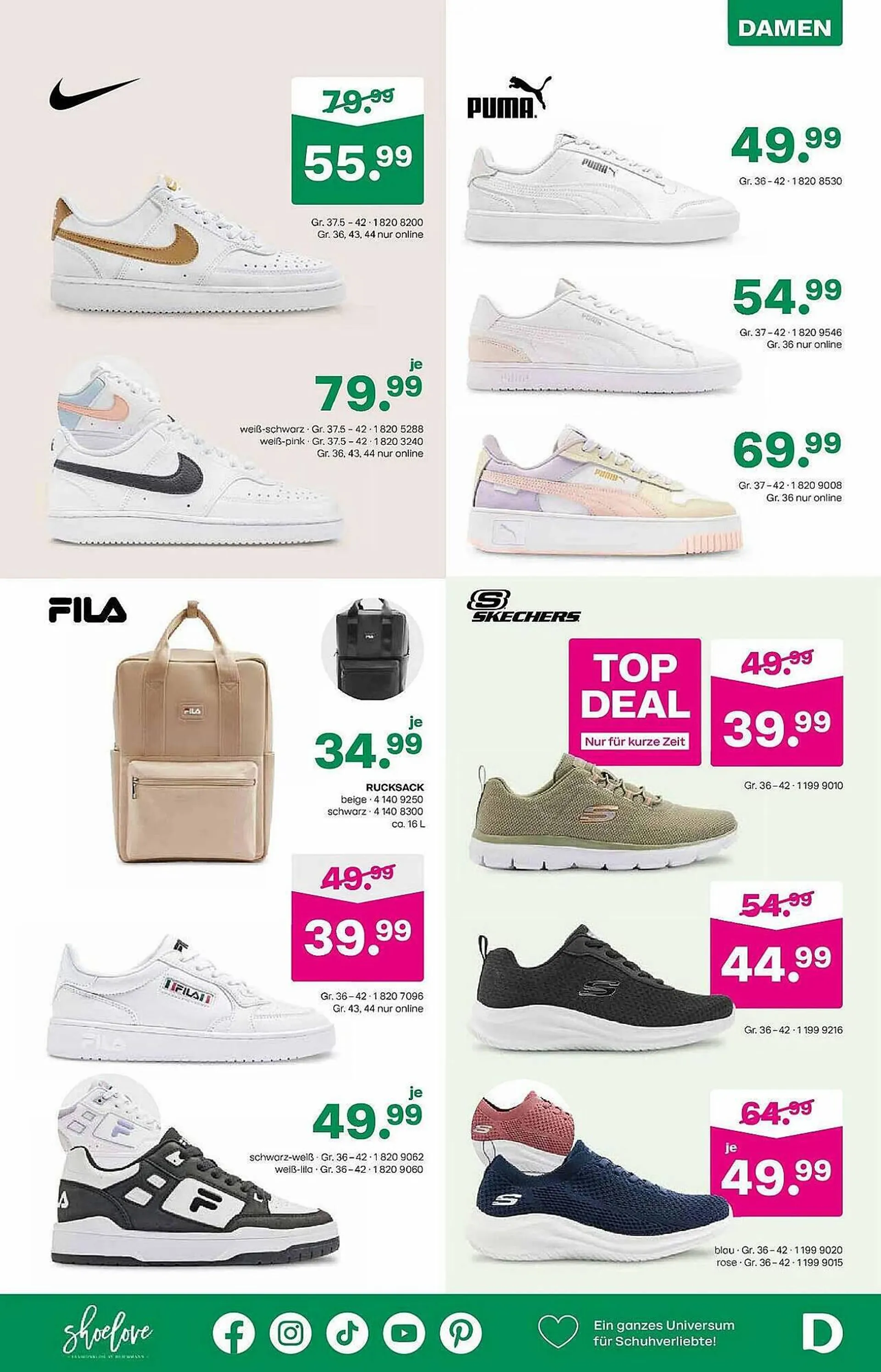 Deichmann Flugblatt von 8. September bis 10. September 2023 - Flugblätt seite  3