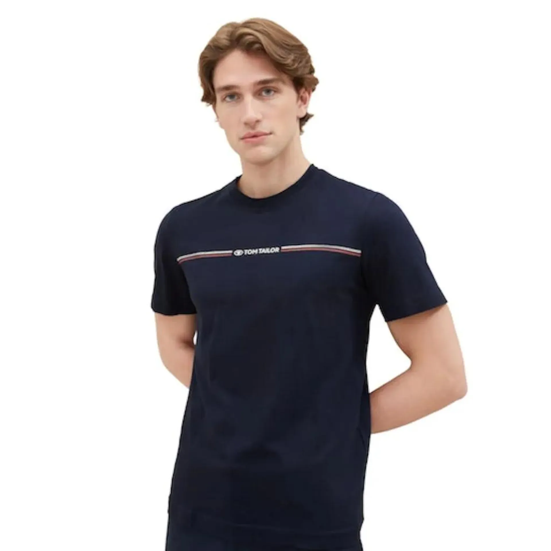 TOM TAILOR T-Shirt, mit Logofrontprint