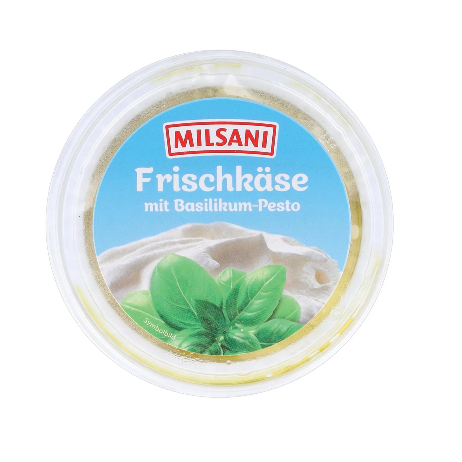 MILSANI Frischkäse mit Pesto, Basilikum