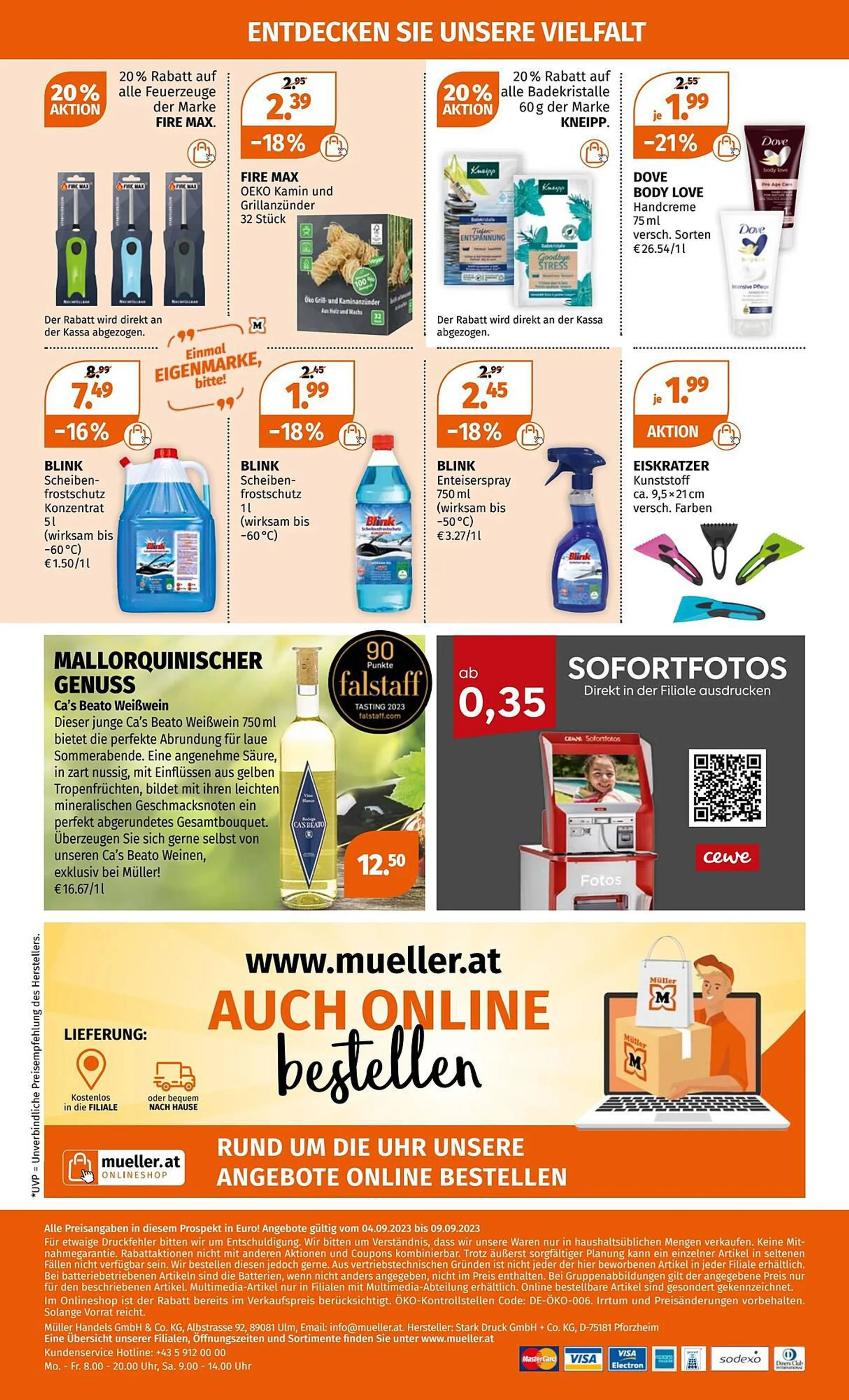 Müller Flugblatt von 3. September bis 9. September 2023 - Flugblätt seite  16