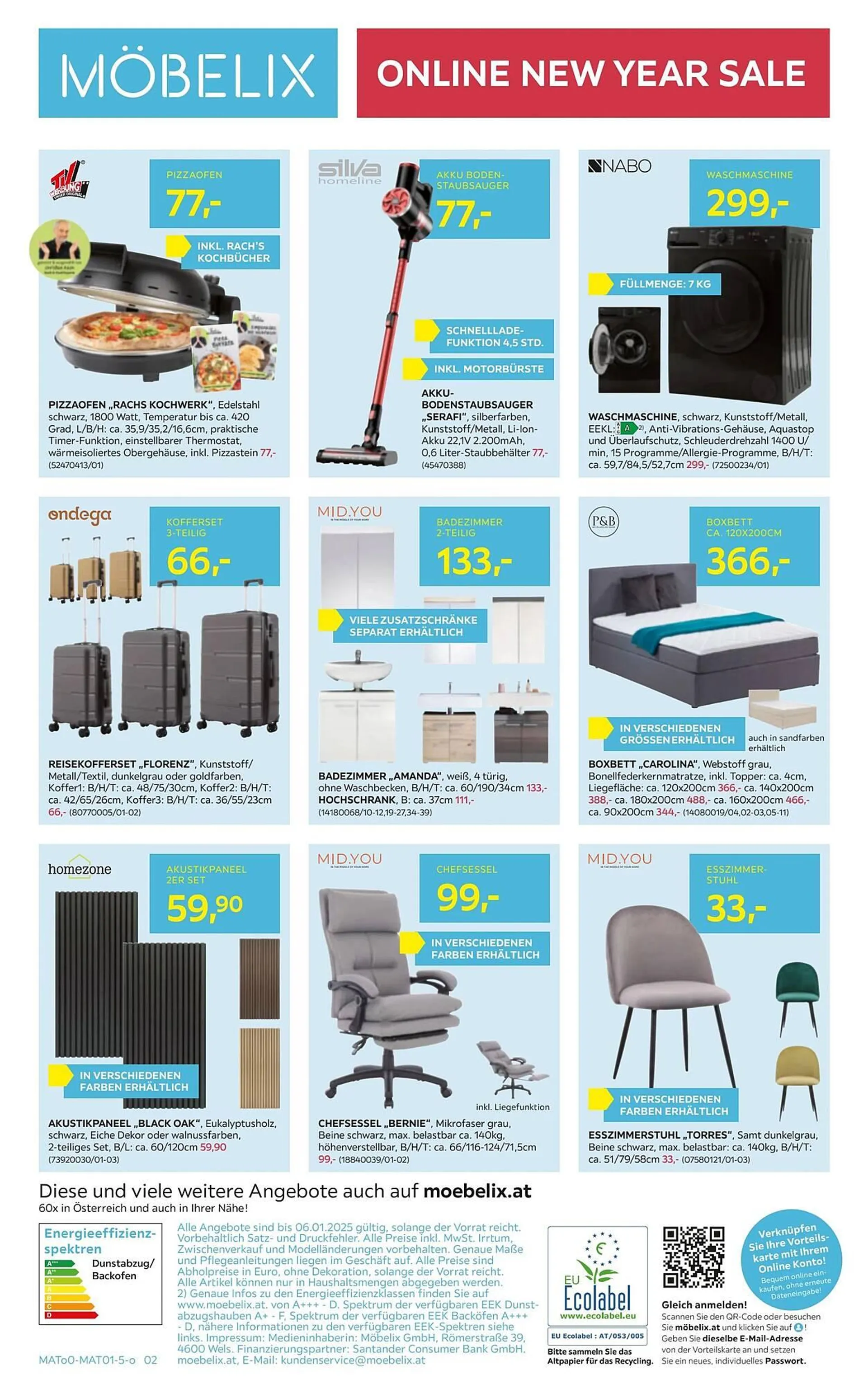Möbelix Flugblatt von 23. Dezember bis 7. Jänner 2025 - Flugblätt seite  2