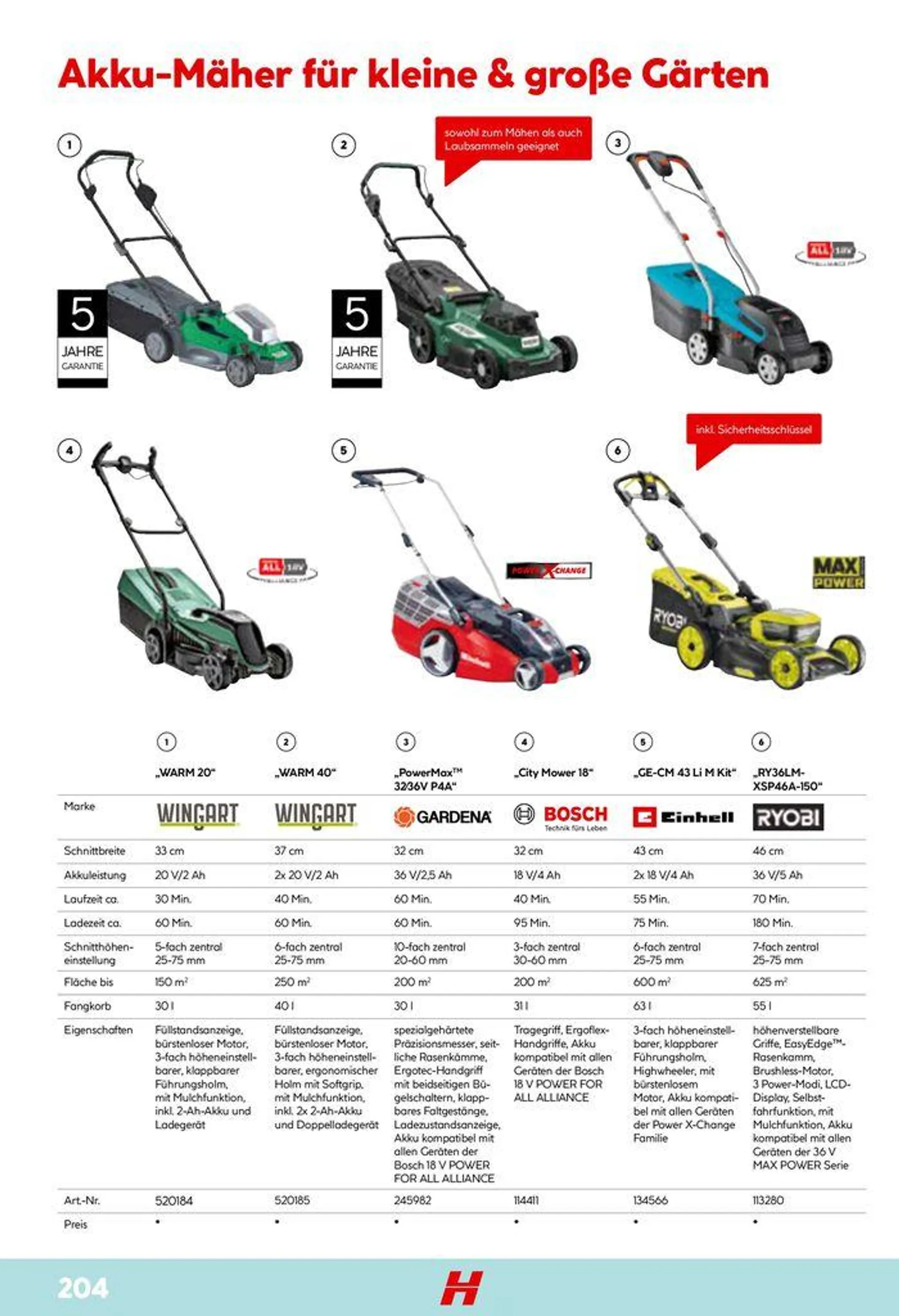 Gartenkatalog 2024 von 28. Mai bis 31. Dezember 2024 - Flugblätt seite  204