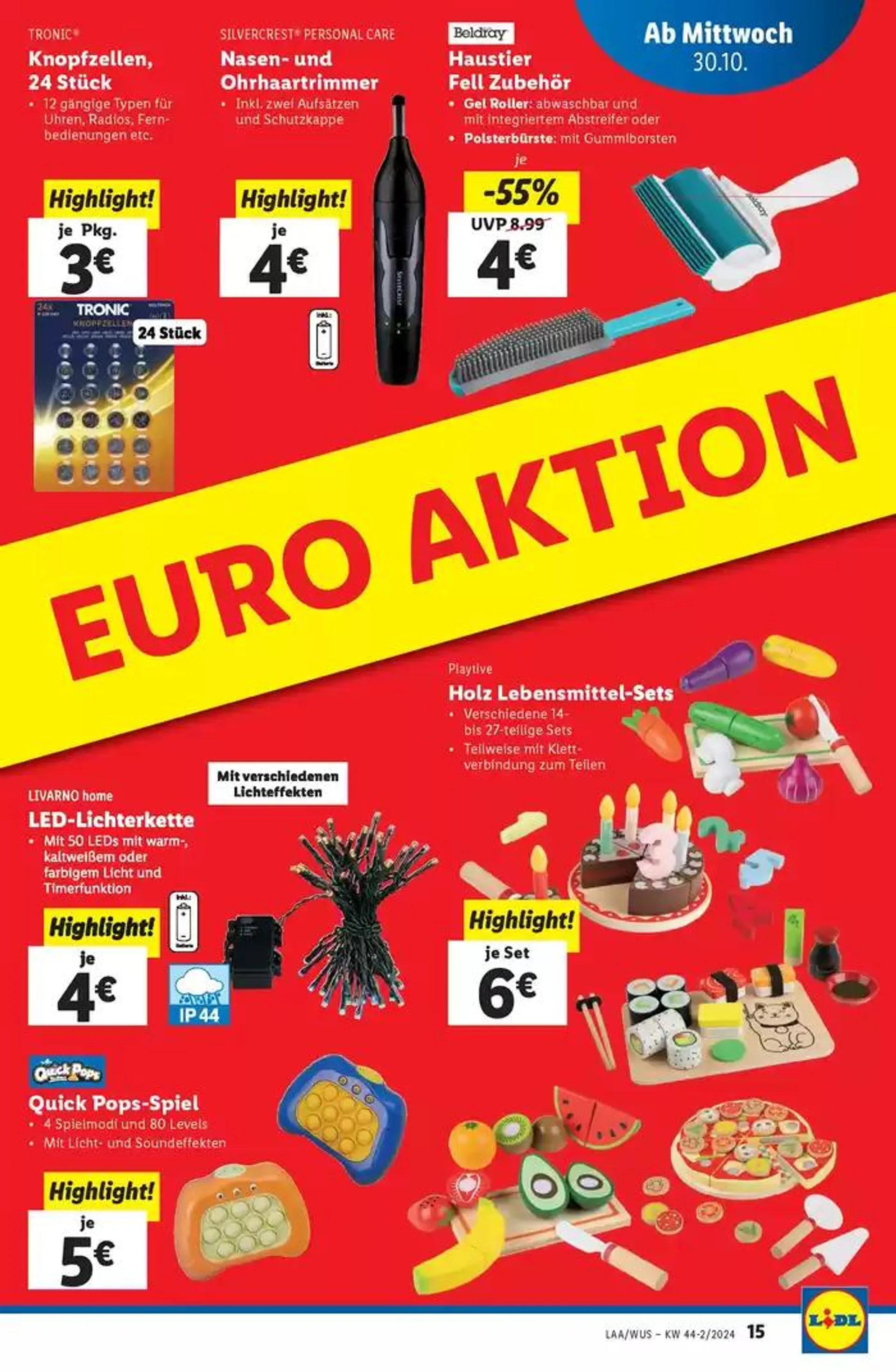 Tolles Angebot für alle Kunden von 30. Oktober bis 6. November 2024 - Flugblätt seite  15