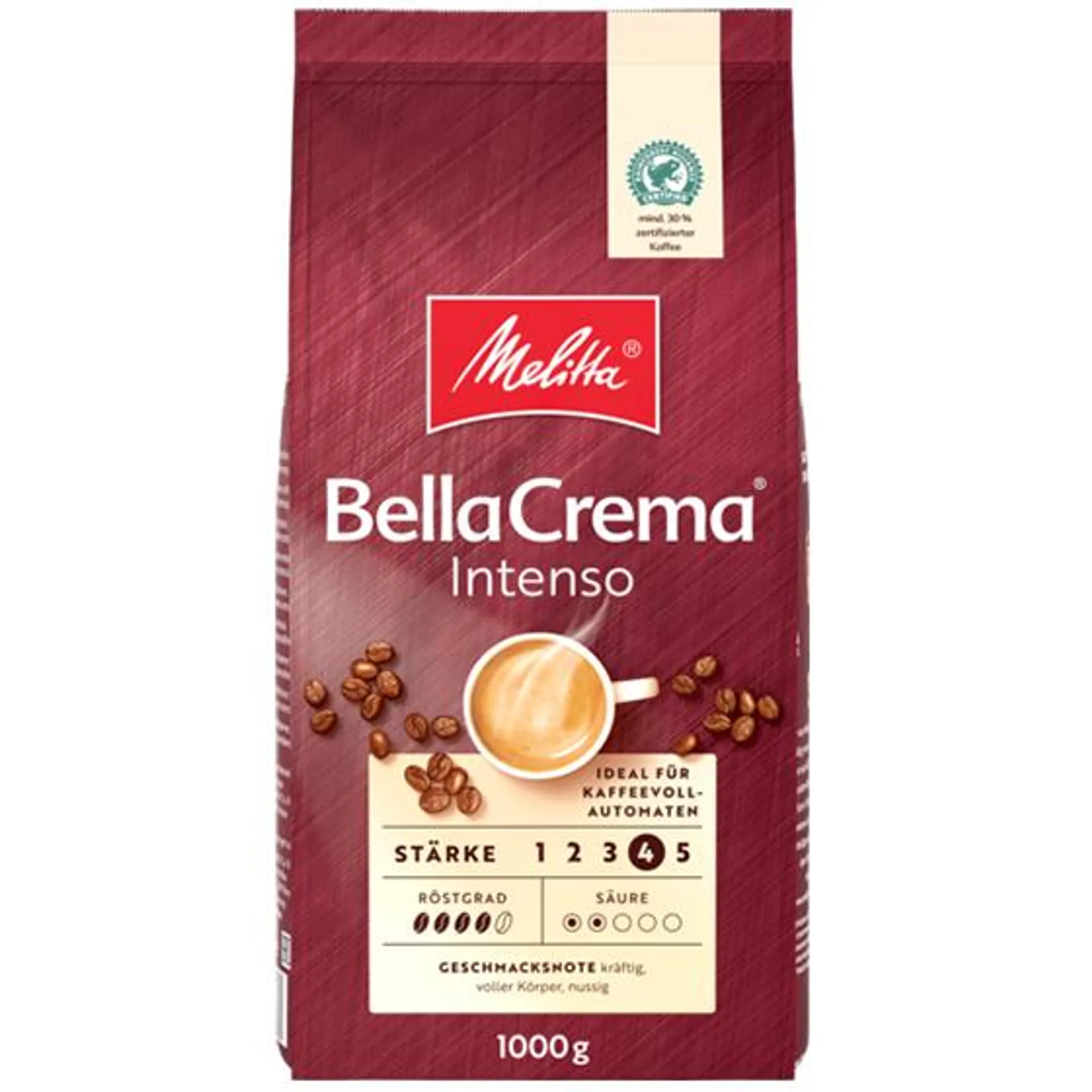 Melitta® BellaCrema® Intenso, Kaffeebohnen, 1000g