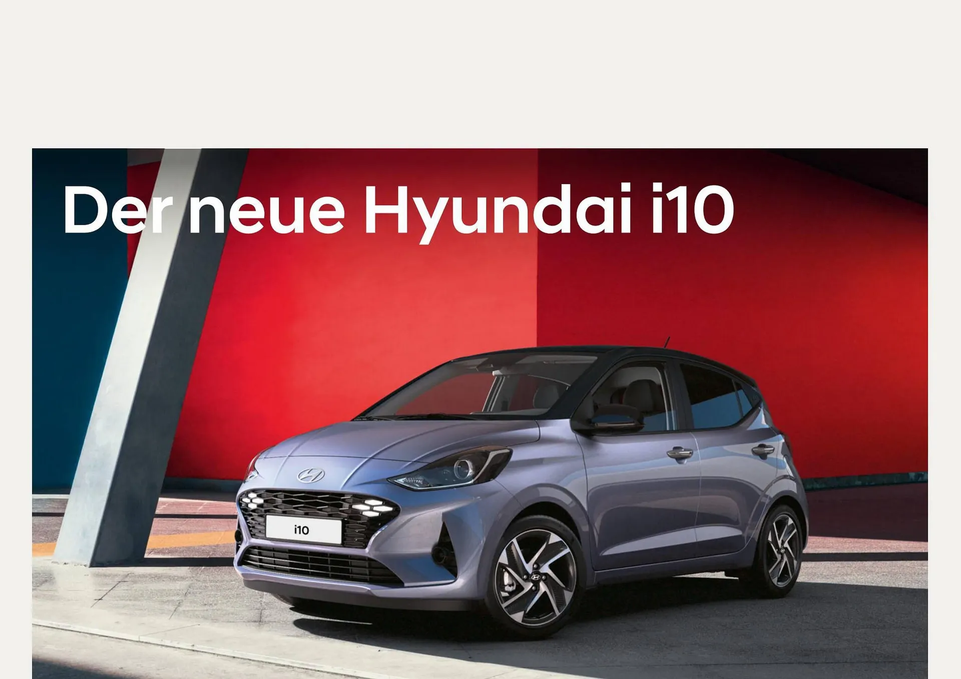 Hyundai Der neue i10 Flugblatt von 18. Oktober bis 18. Oktober 2024 - Flugblätt seite  1