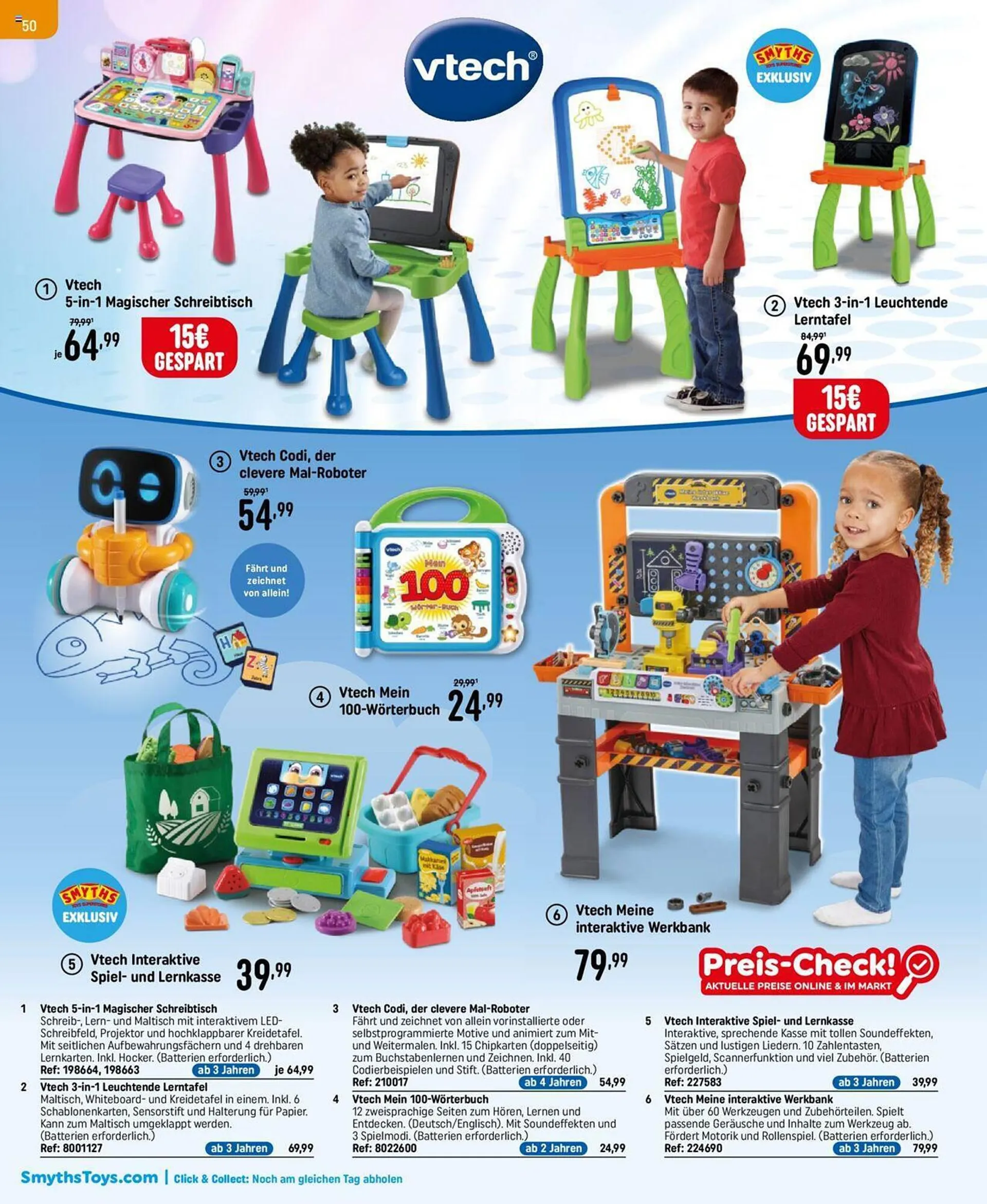 Smyths Toys Flugblatt von 29. September bis 14. Dezember 2023 - Flugblätt seite  50