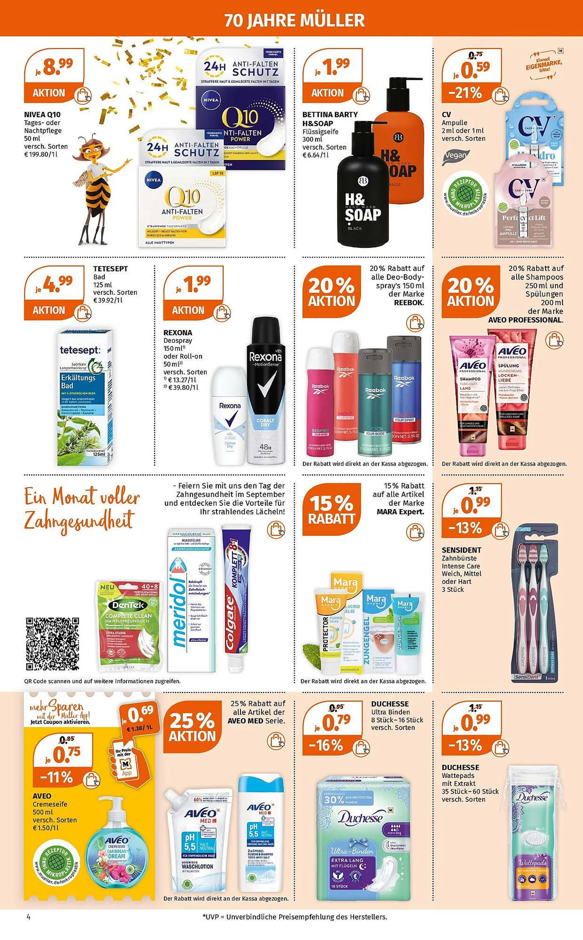Müller Flugblatt von 18. September bis 23. September 2023 - Flugblätt seite  4