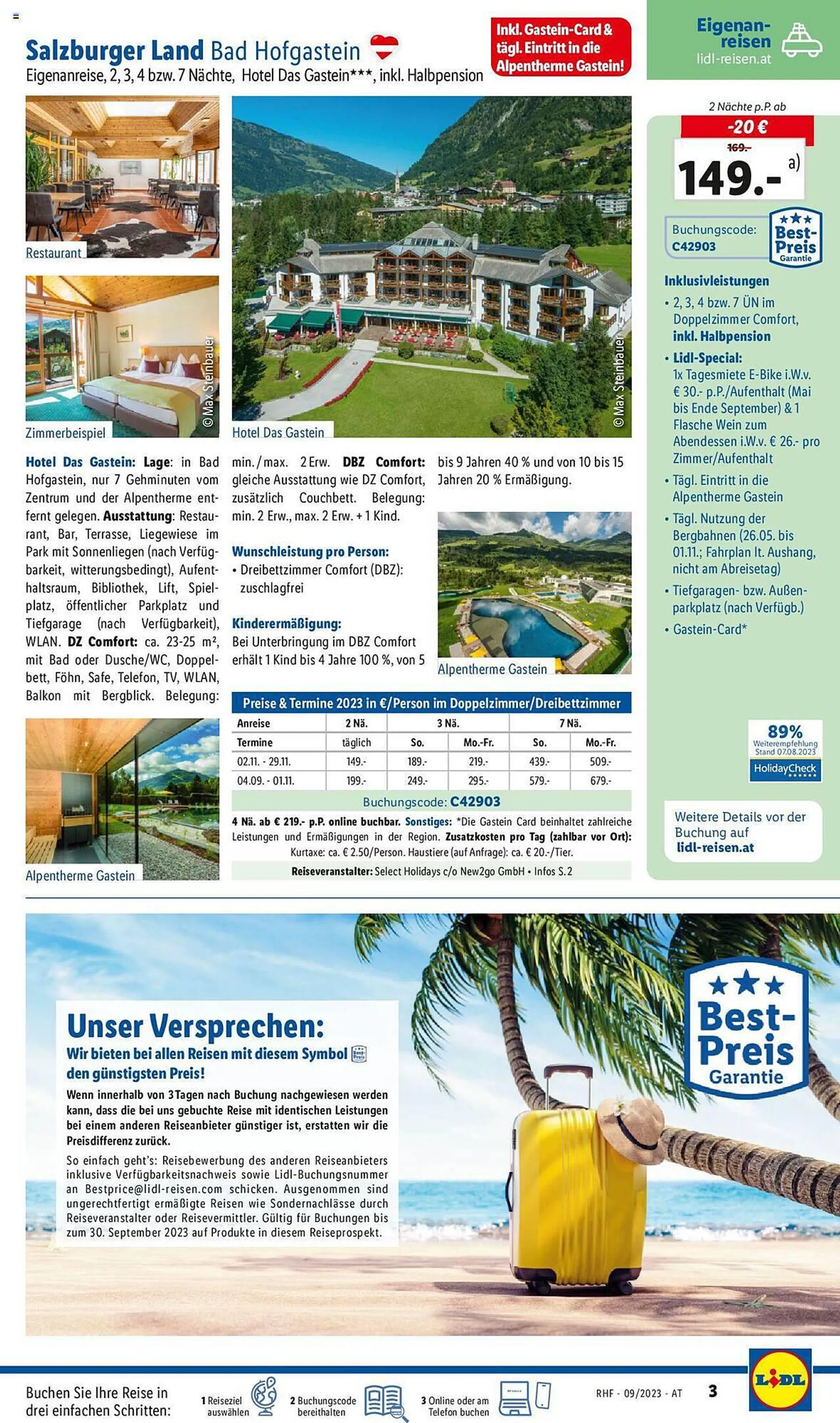 Lidl Flugblatt von 30. August bis 30. September 2023 - Flugblätt seite  3