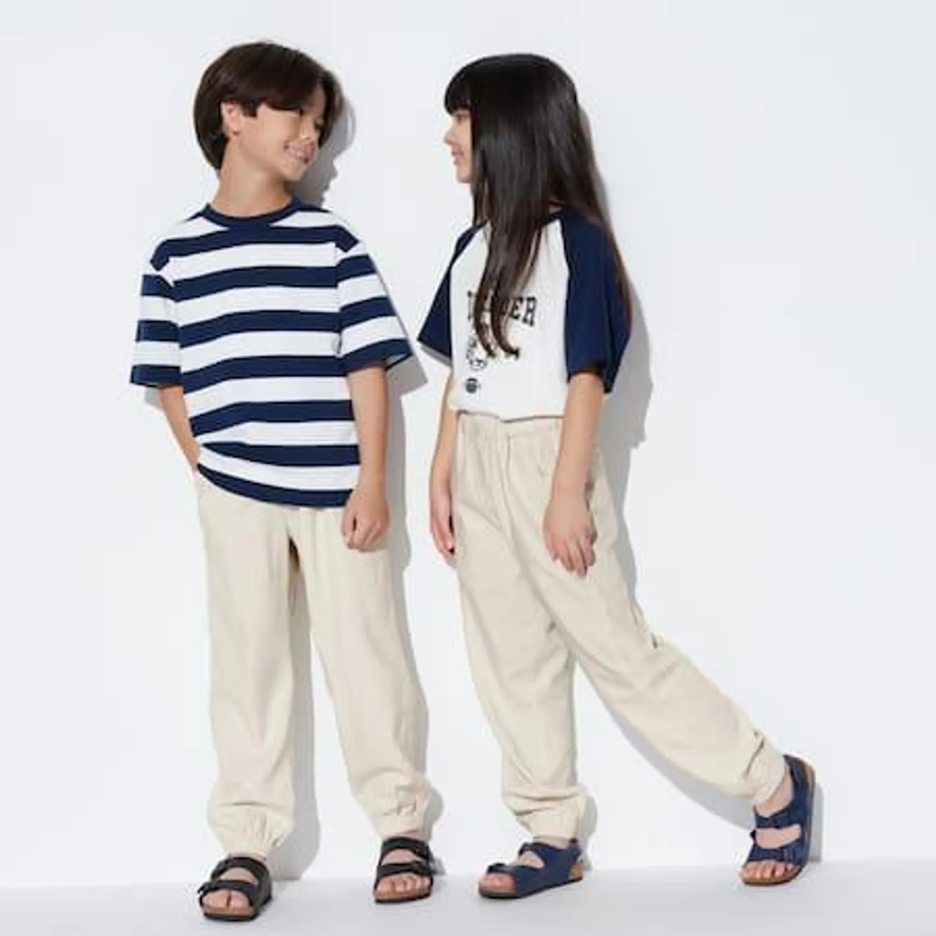 Kids Linen Blend Joggers