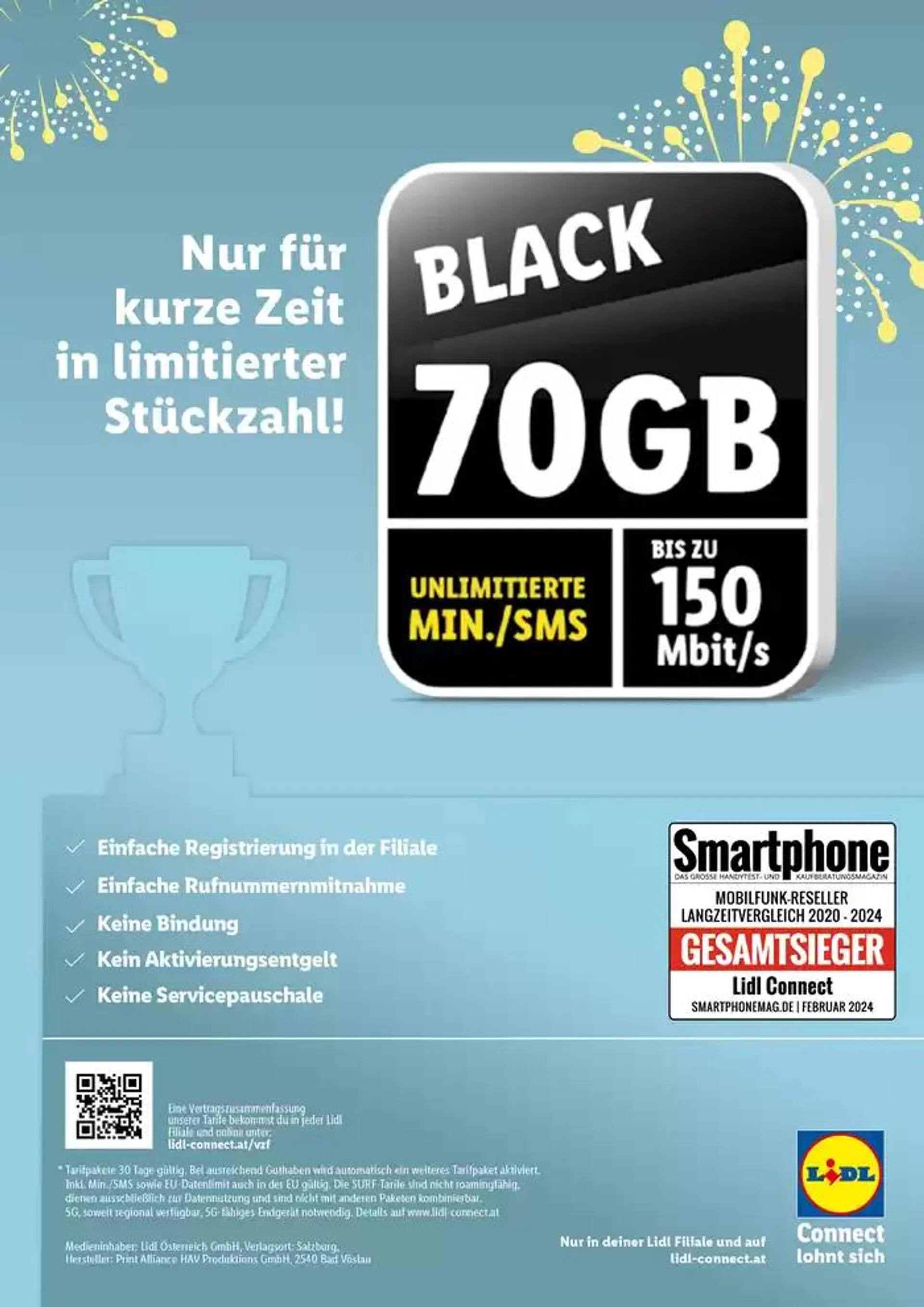 Sonderflyer Lidl Connect von 14. November bis 4. Dezember 2024 - Flugblätt seite  3