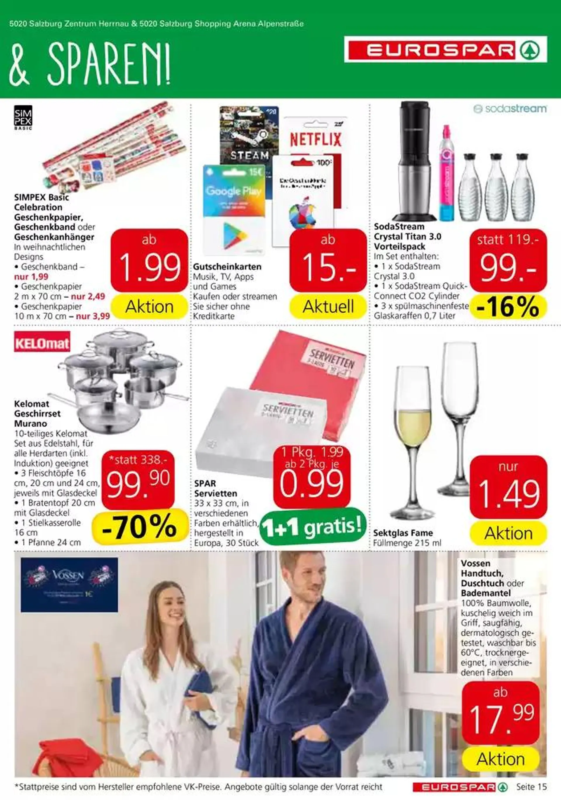 Unsere besten Schnäppchen von 11. Dezember bis 25. Dezember 2024 - Flugblätt seite  15