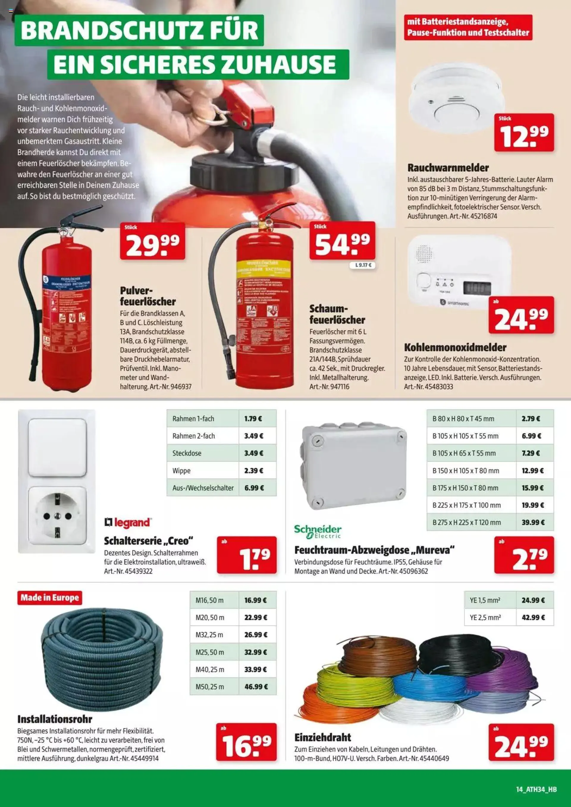 Hagebau Flugblatt von 28. September bis 7. Oktober 2023 - Flugblätt seite  14