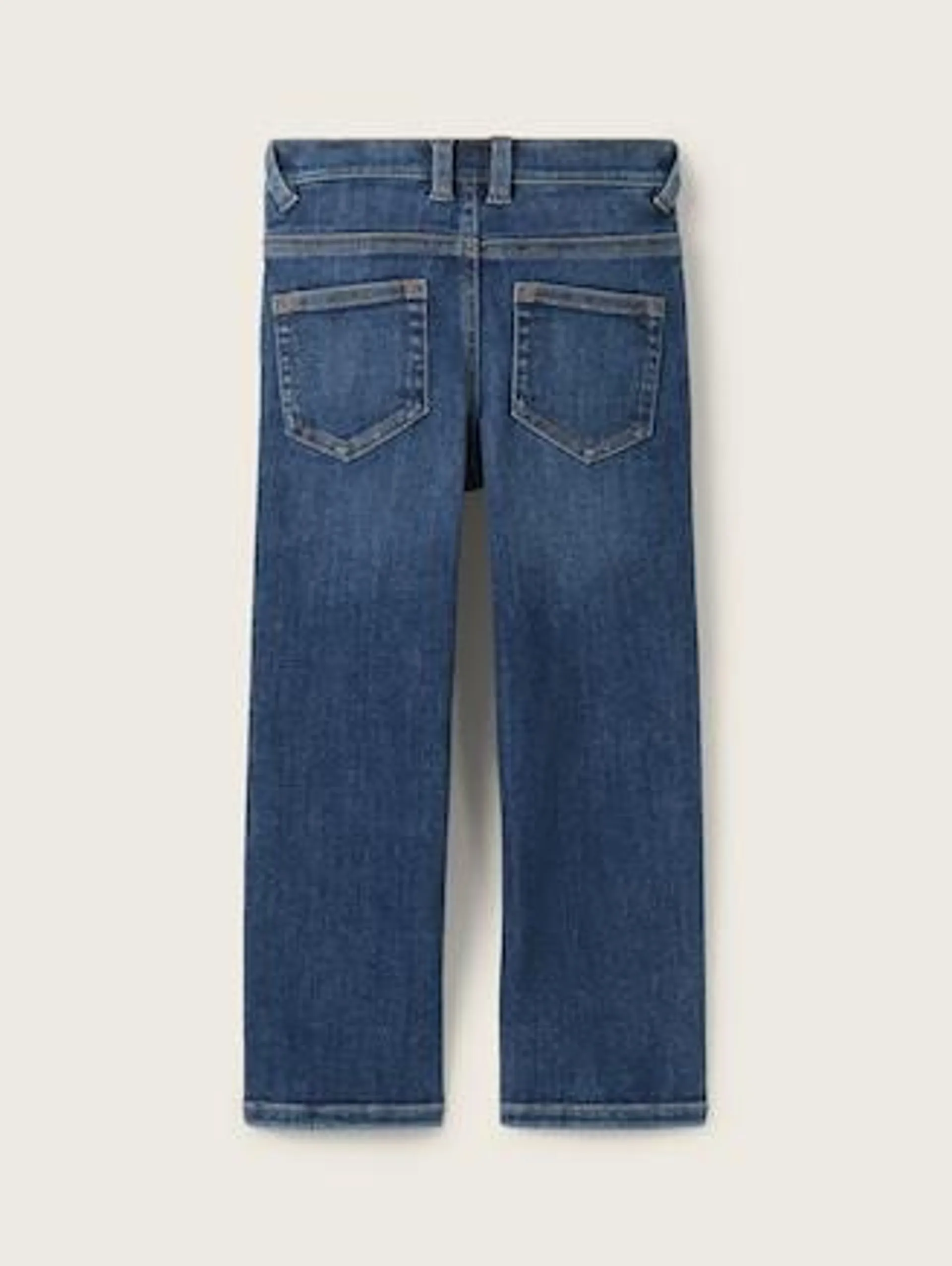 Straight Jeans mit recyceltem Polyester