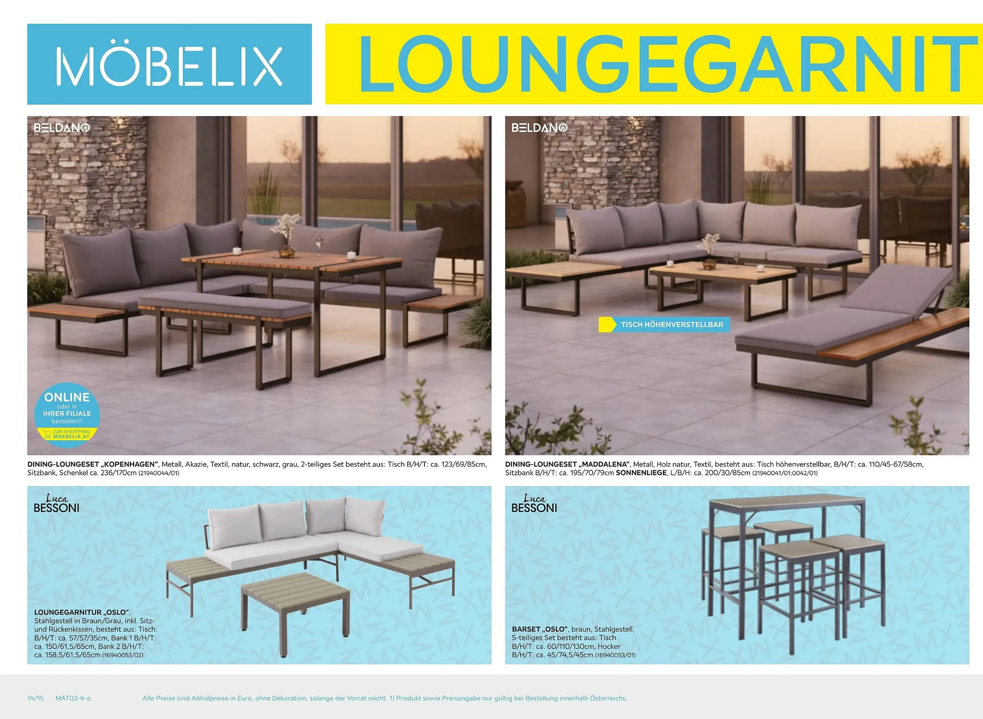 Möbelix Flugblatt von 1. März bis 30. September 2024 - Flugblätt seite  14