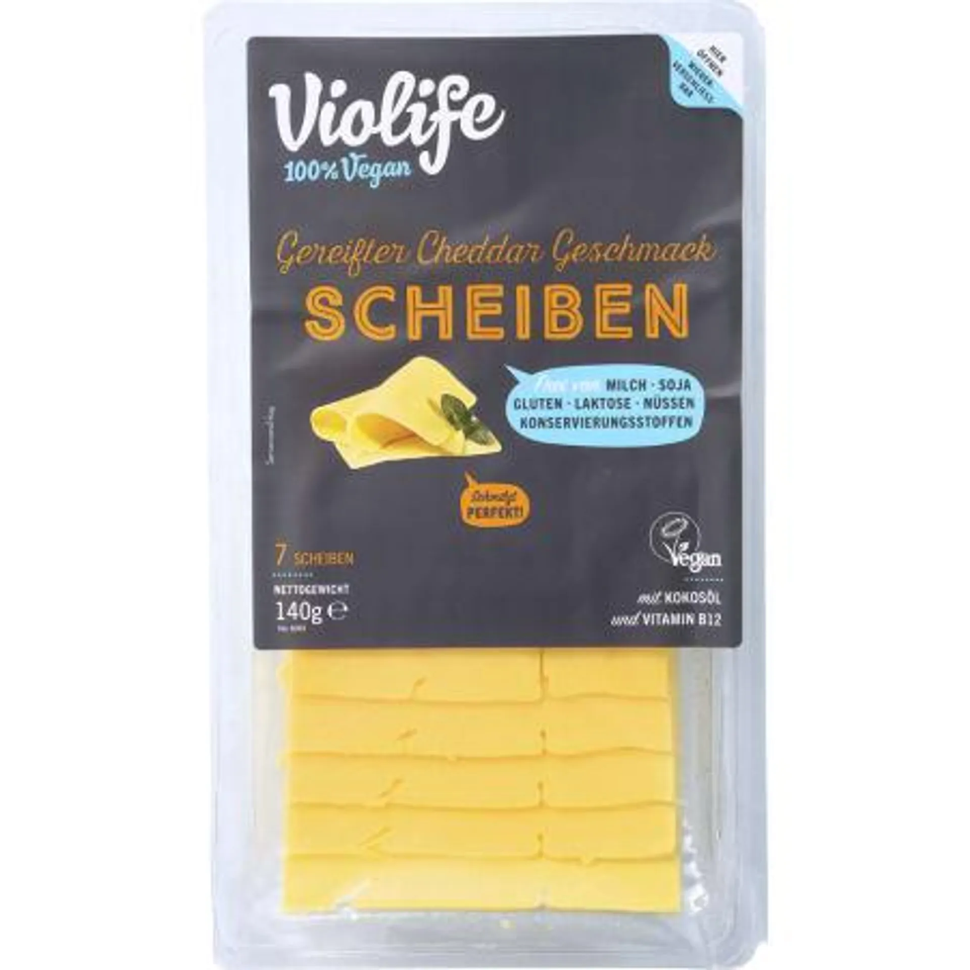 Cheddar Geschmack Scheiben