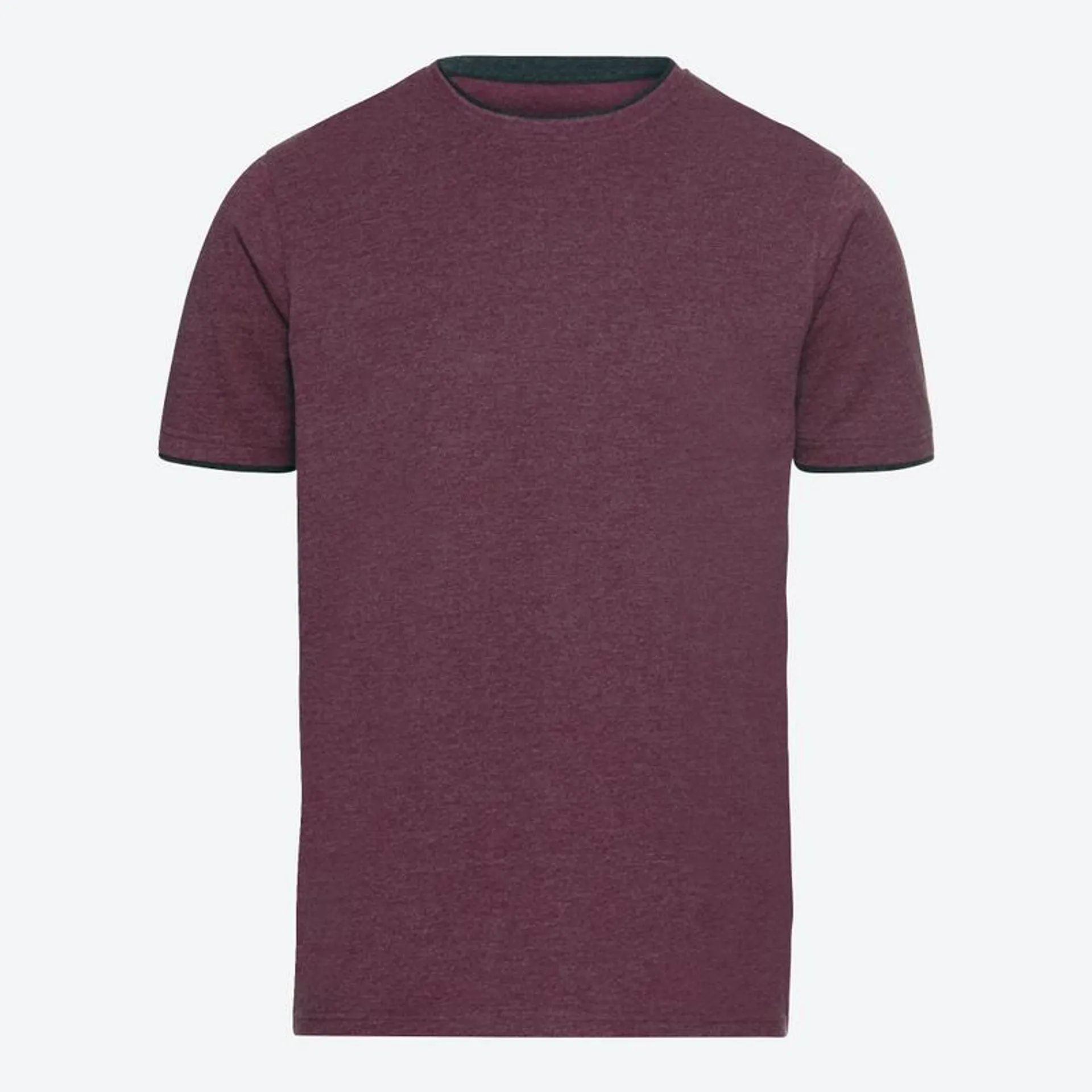 Herren-T-Shirt in Layer-Optik