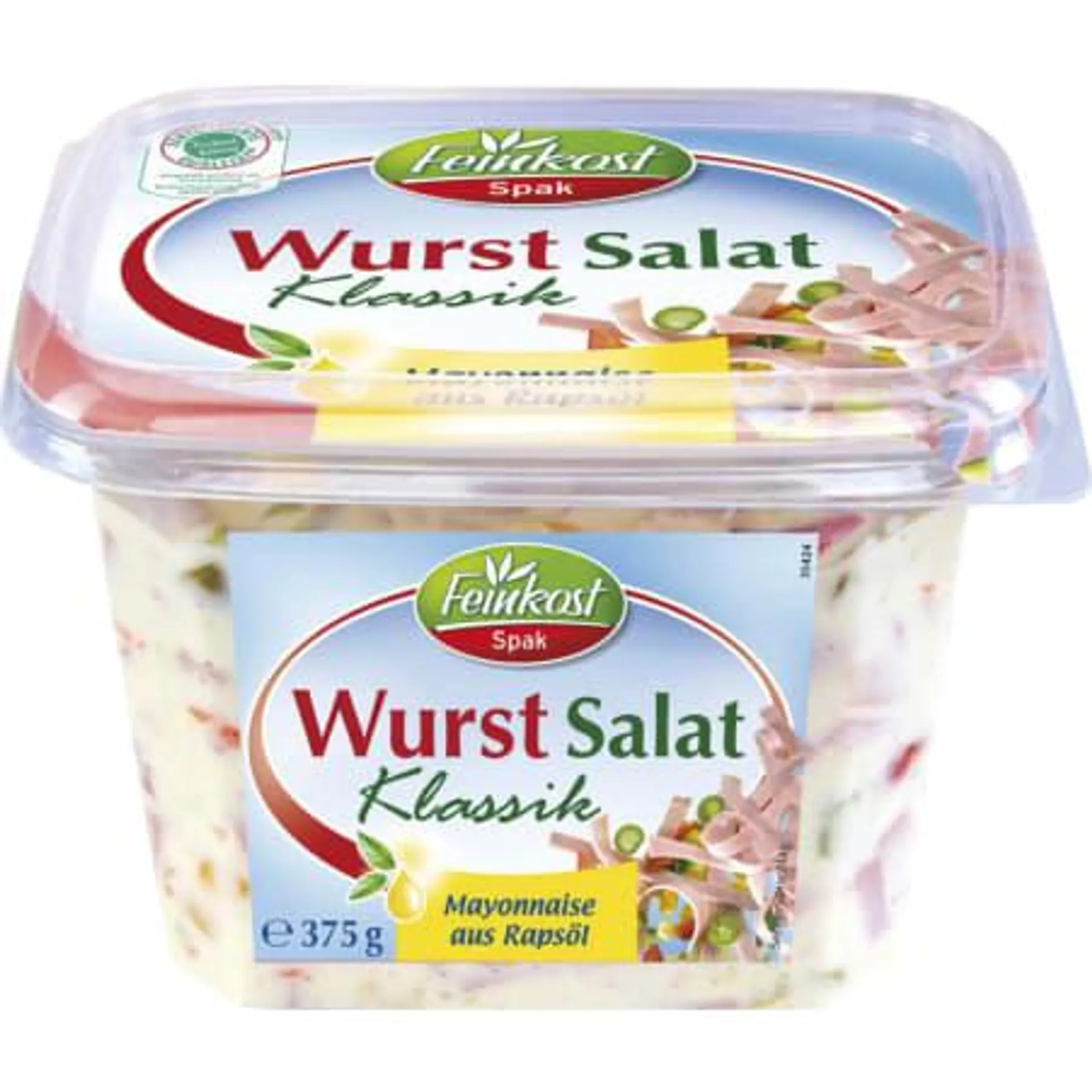 Wurstsalat mit Mayonnaise