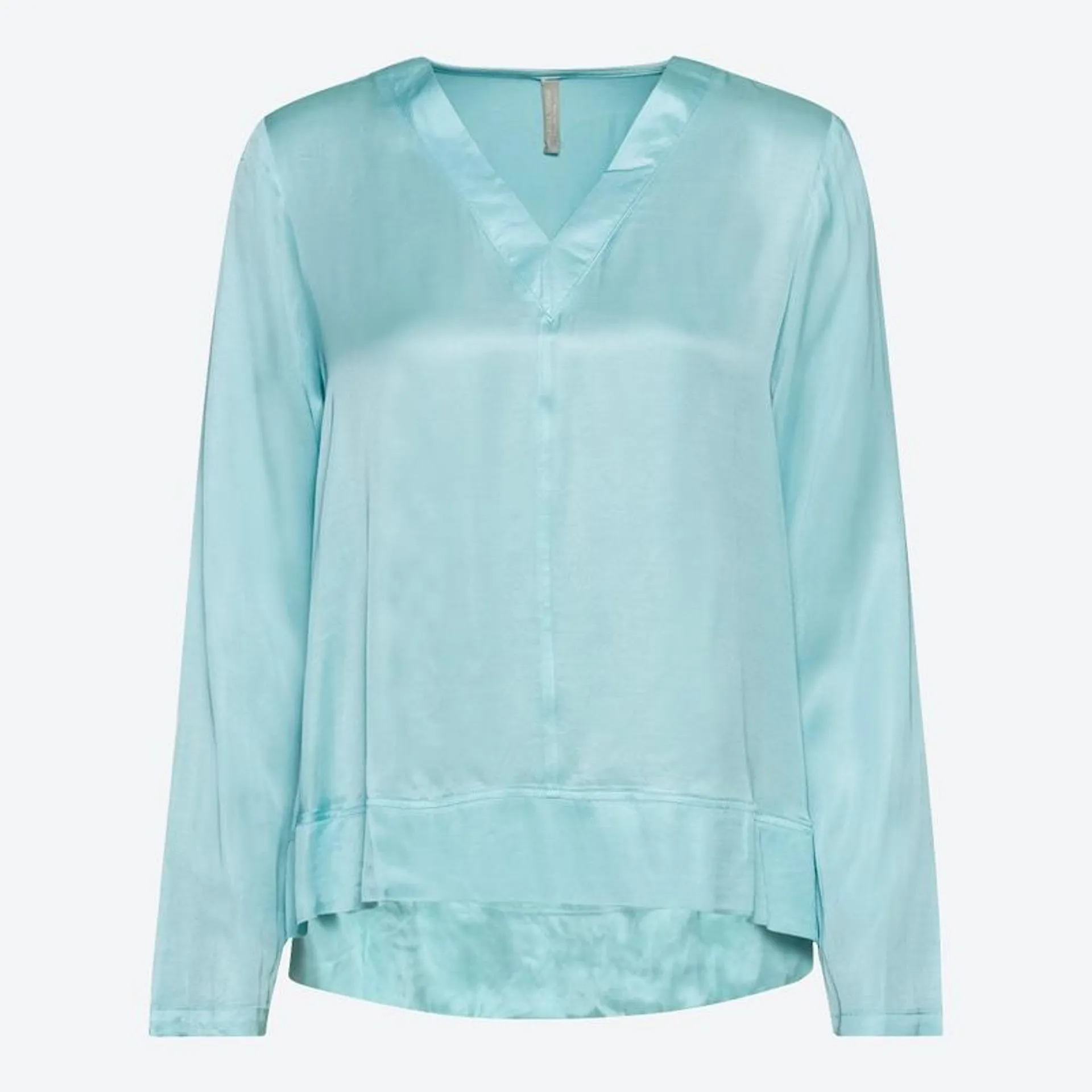 Damen-Bluse in Satin-Optik