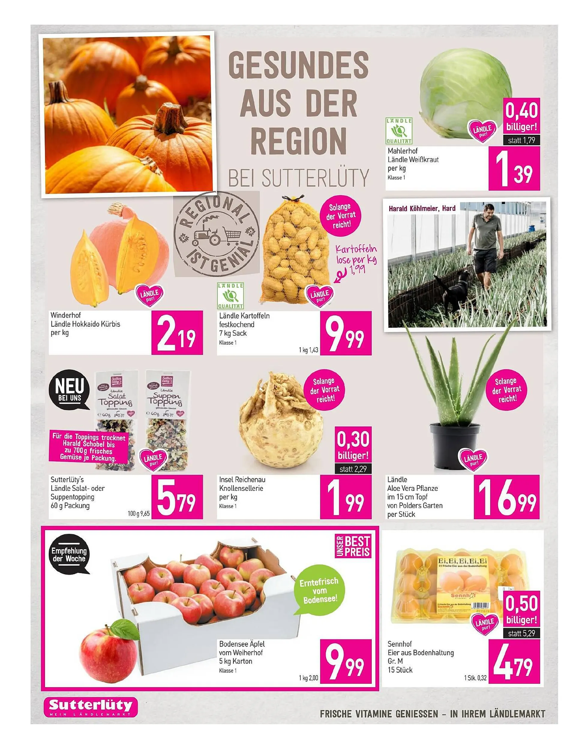 Sutterlüty Flugblatt von 21. September bis 26. September 2023 - Flugblätt seite  2