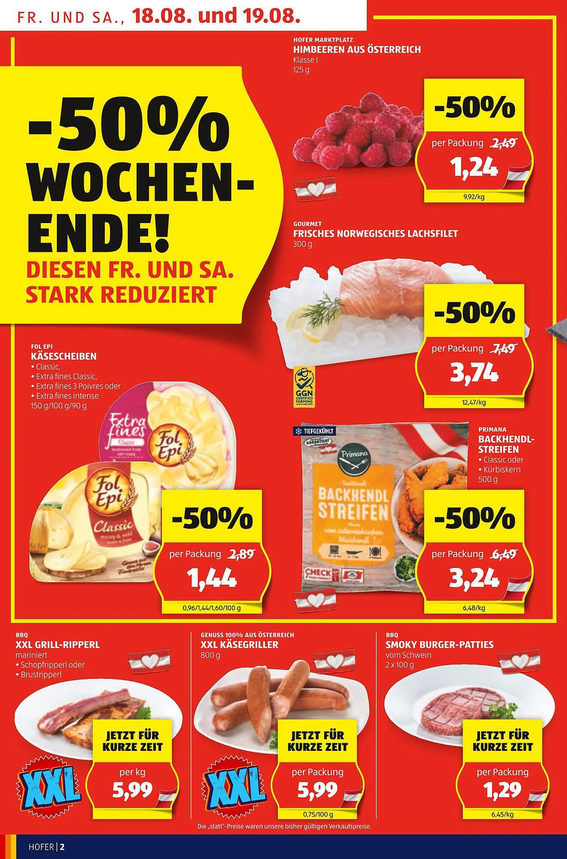 Hofer Flugblatt von 18. August bis 24. August 2023 - Flugblätt seite  2