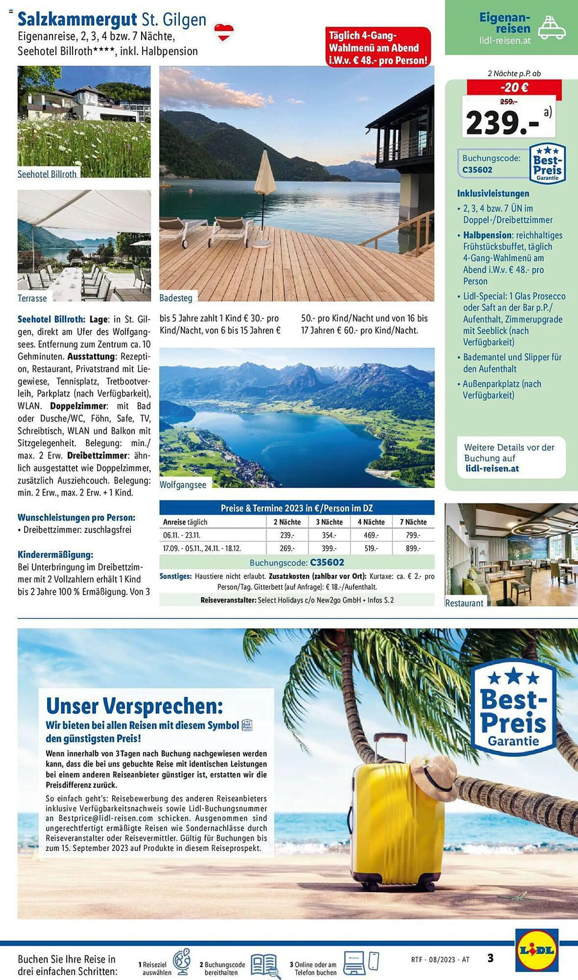 Lidl Flugblatt von 12. August bis 15. September 2023 - Flugblätt seite  3
