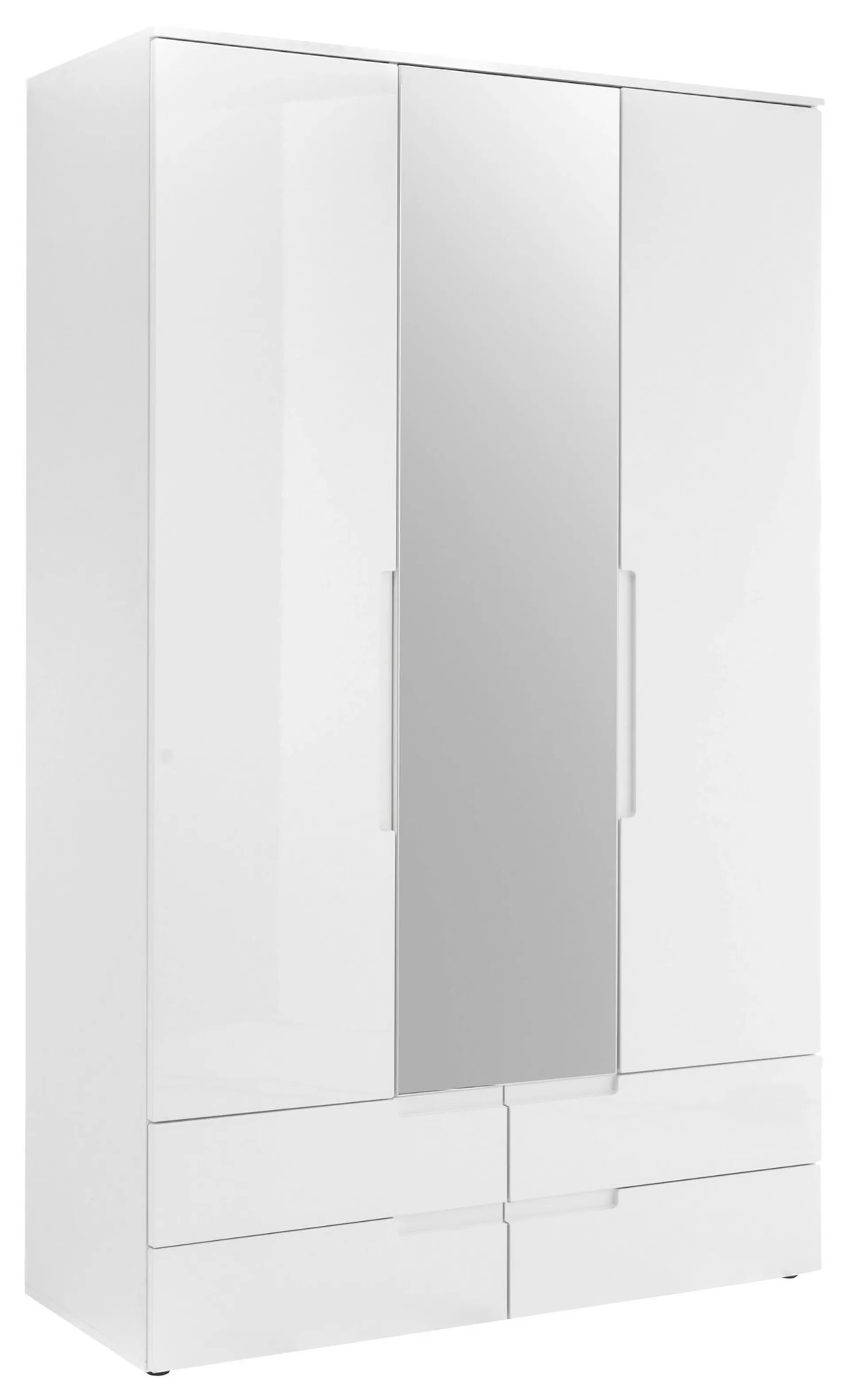 MID.YOU Drehtürenschrank Mit Spiegel B: 126 cm Spice, Weiß