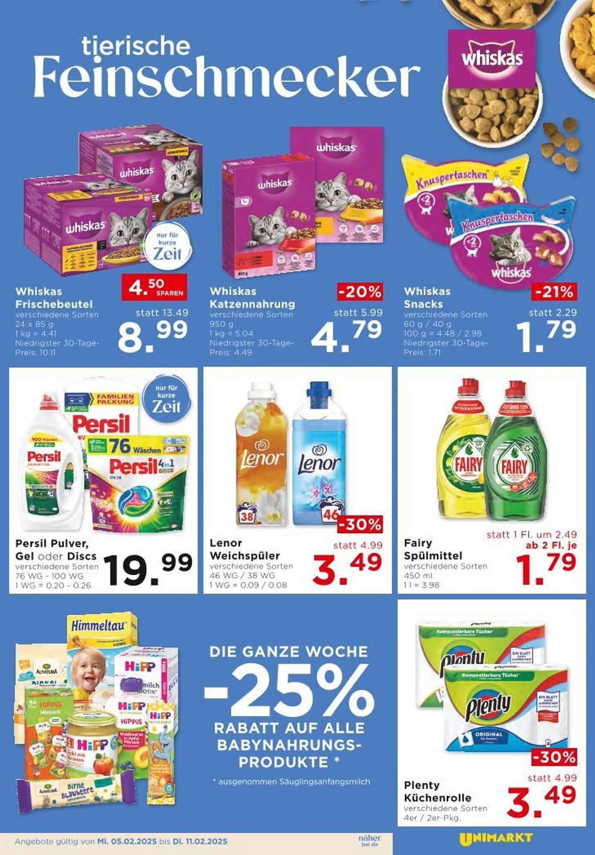 Unimarkt Flugblatt von 5. Februar bis 11. Februar 2025 - Flugblätt seite  15