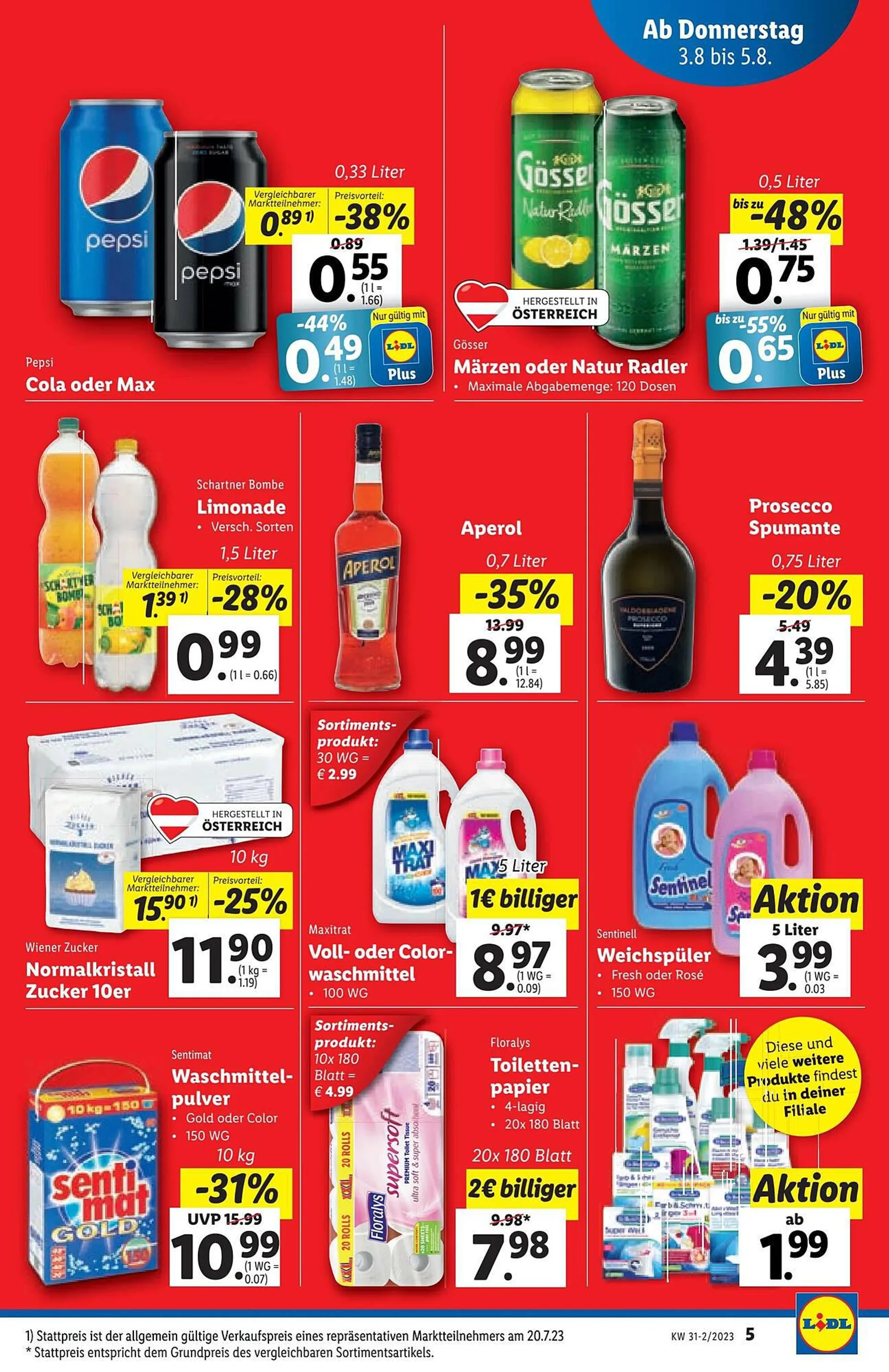 Lidl Flugblatt von 2. August bis 9. August 2023 - Flugblätt seite  5